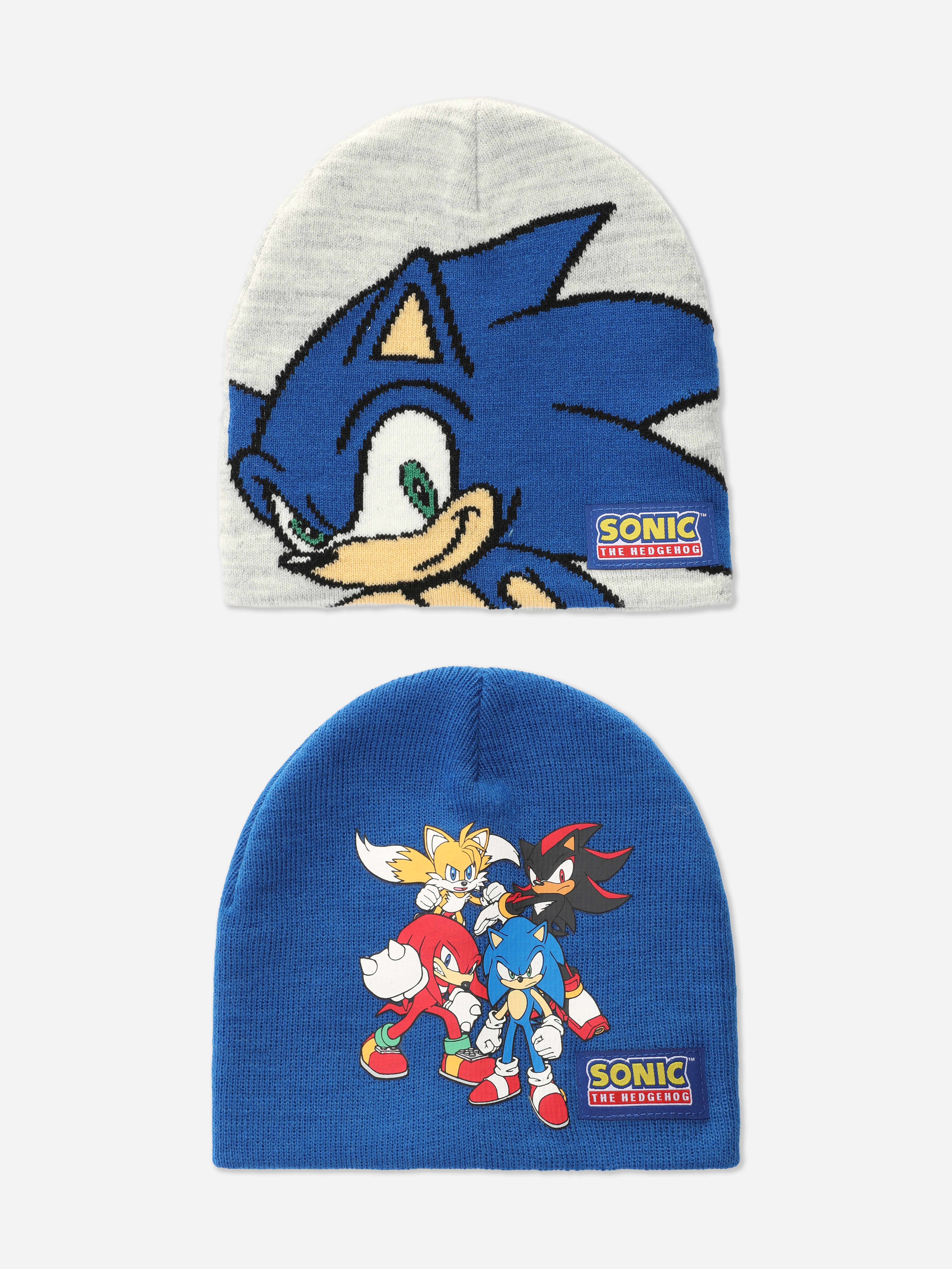 Boys Multi 2pk Sonic the Hedgehog Beanies Penneys