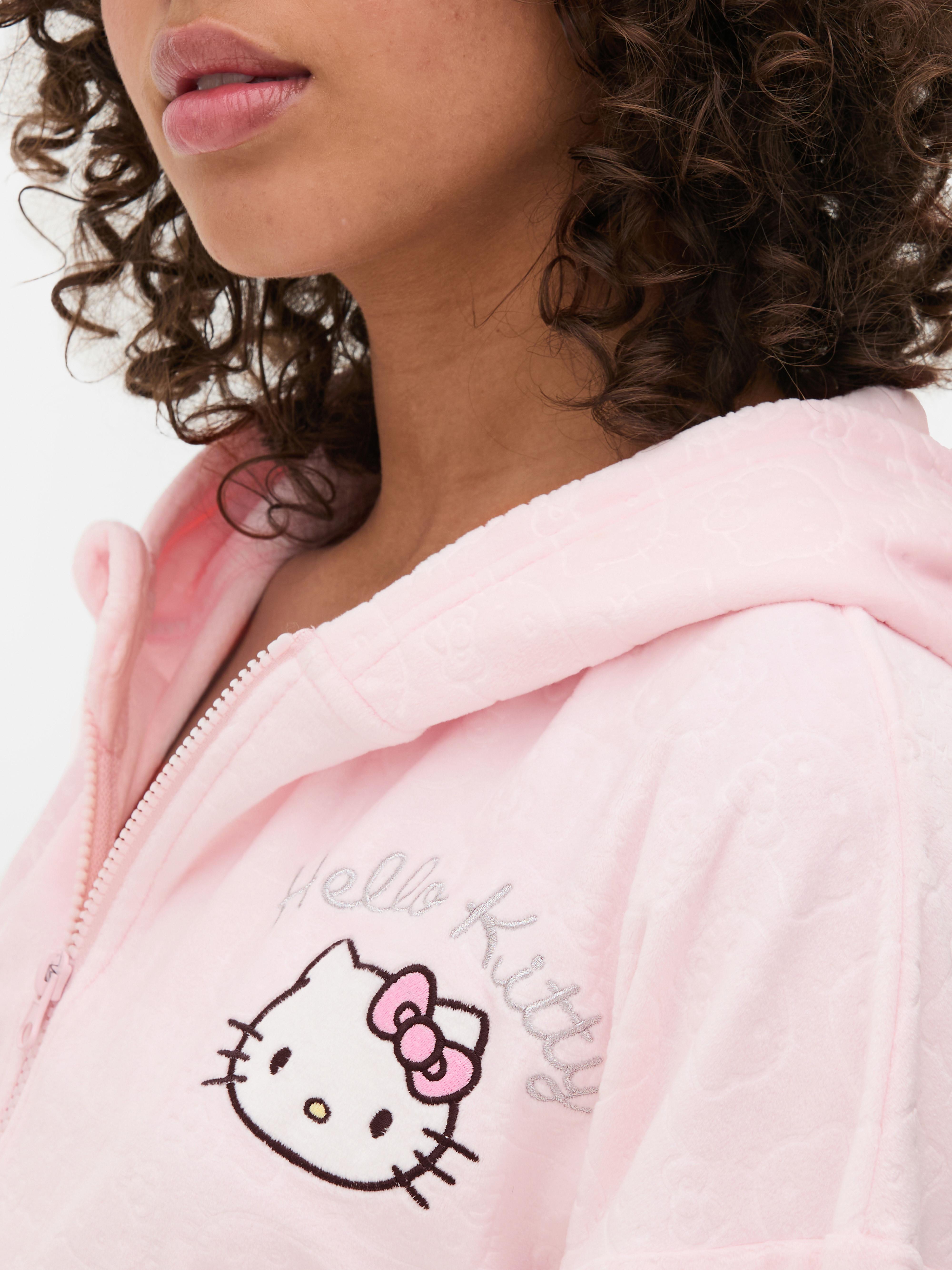 Hello kitty hoodie pink sale