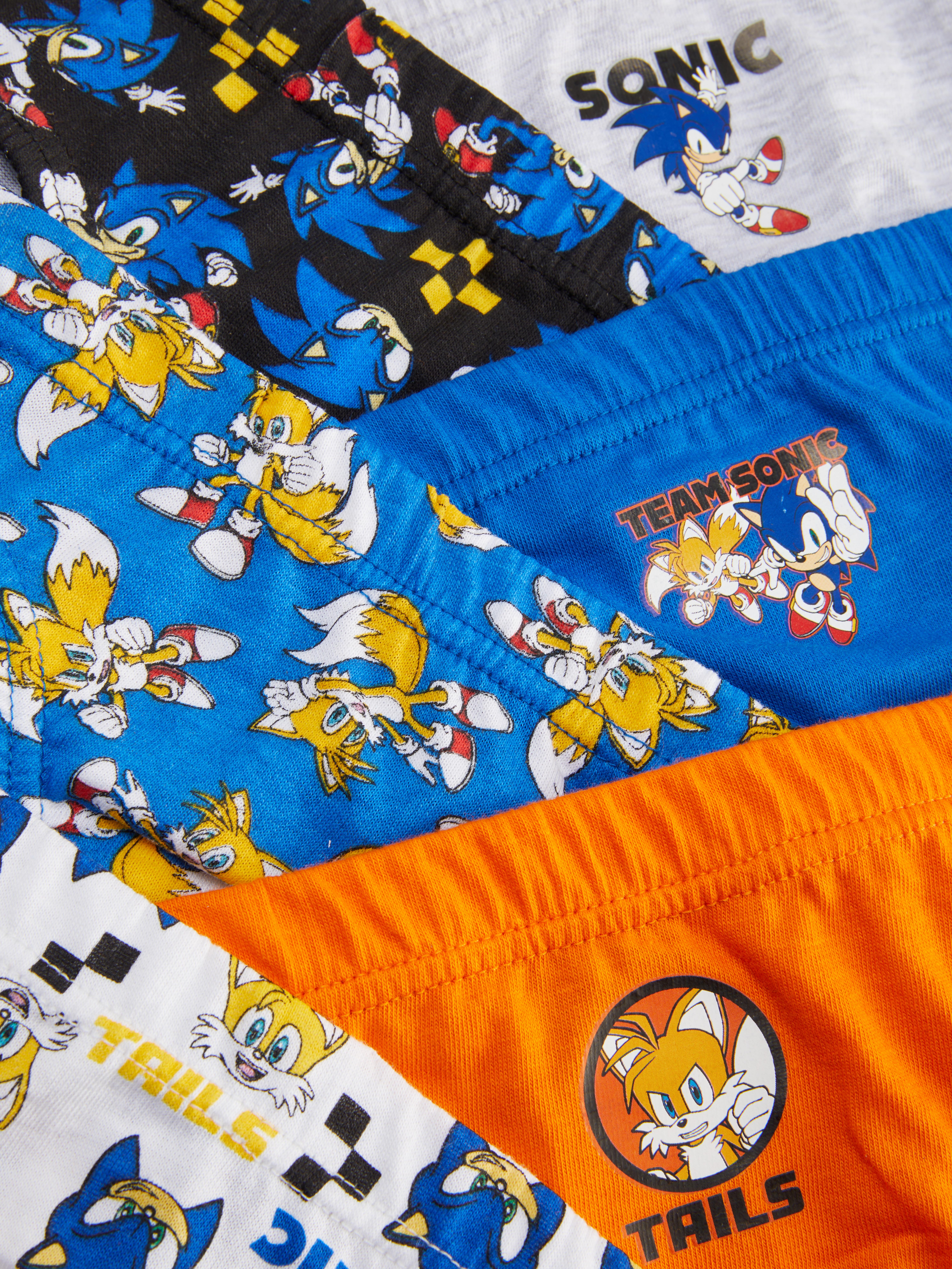 Boys Multi 6pk Sonic The Hedgehog Briefs Primark