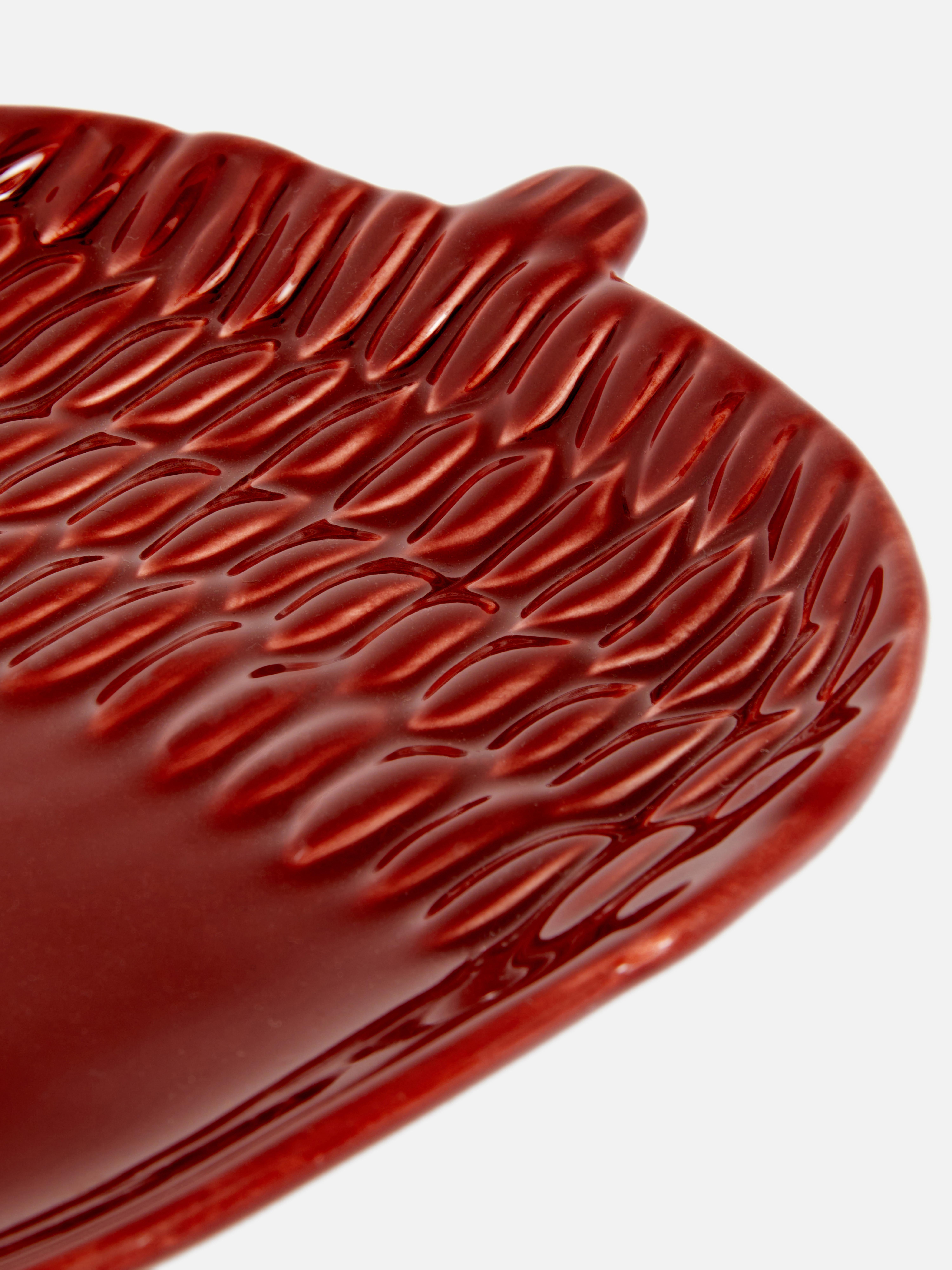 Brown Acorn Shaped Side Plate Primark