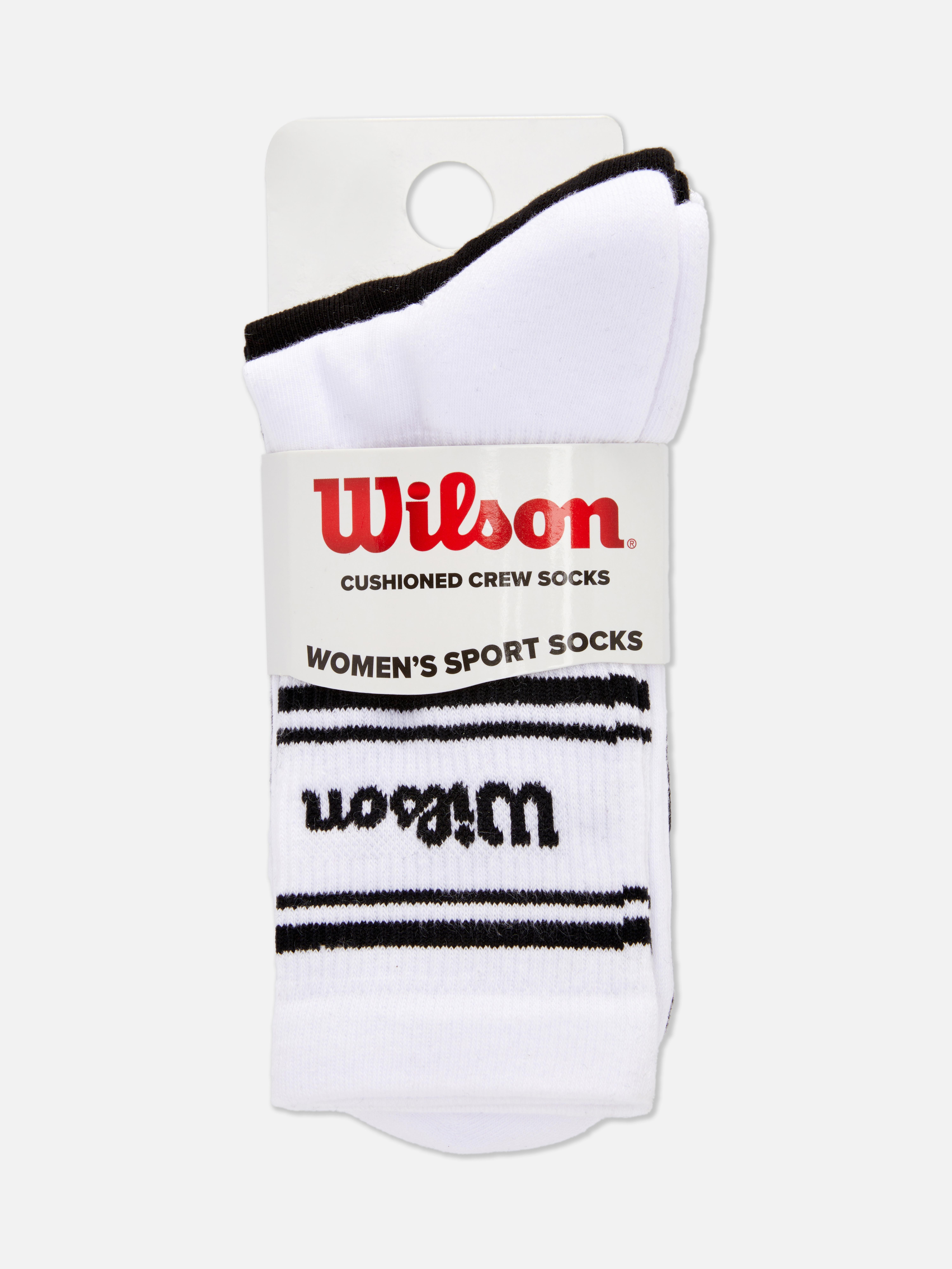 3-Pack Wilson Cushioned Crew Socks