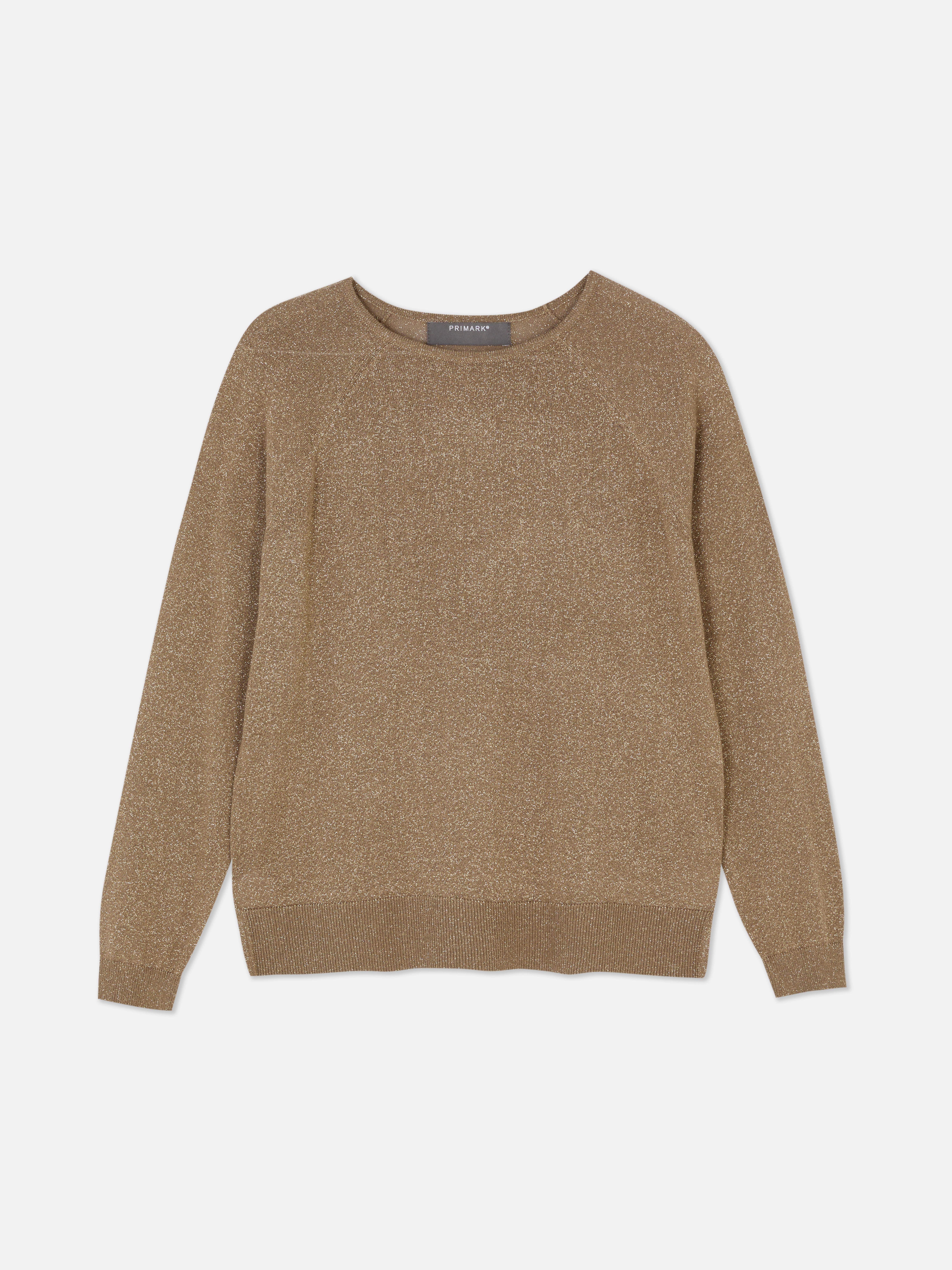 Camisola malha fina cintilante