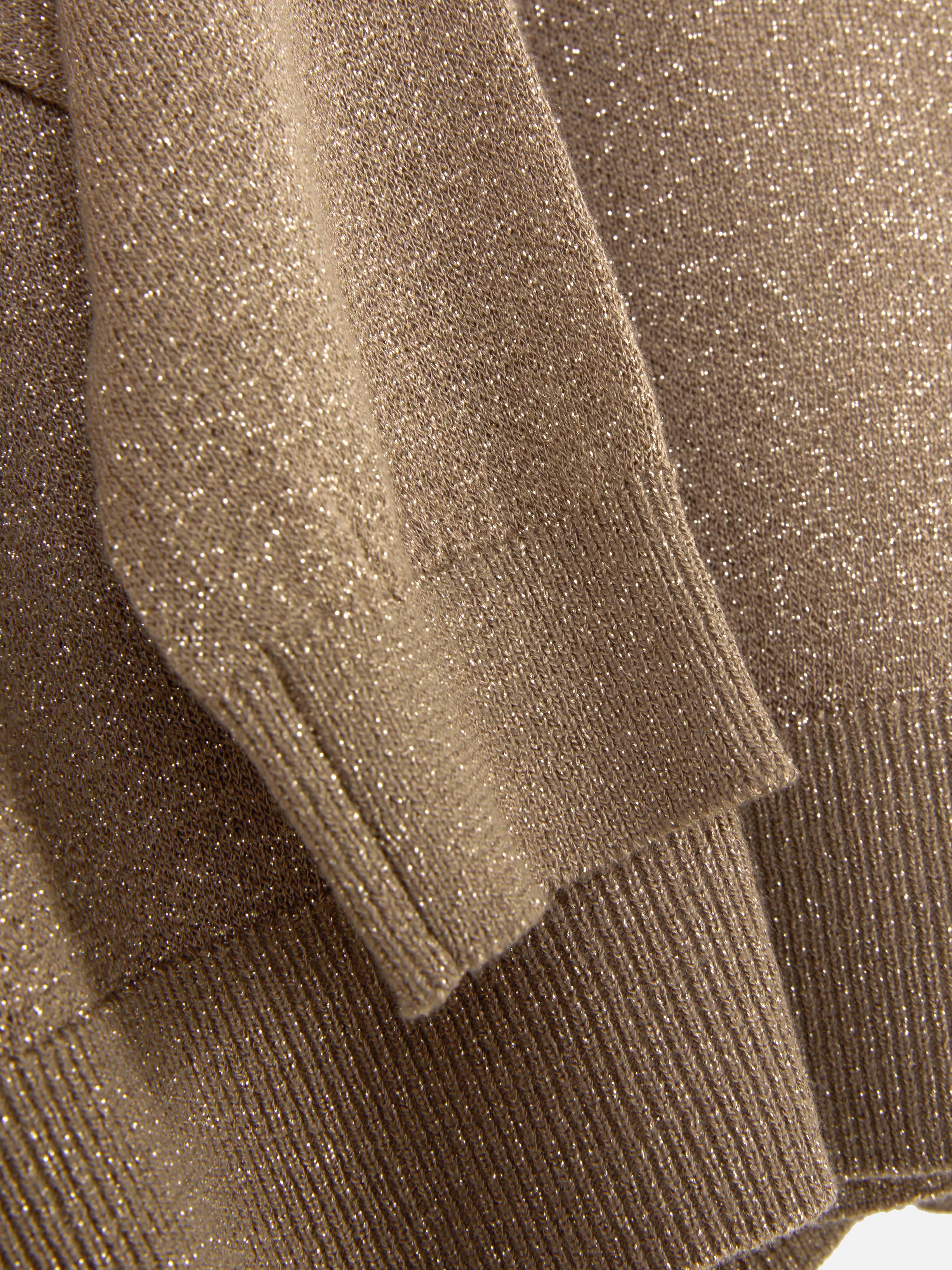 Camisola malha fina cintilante