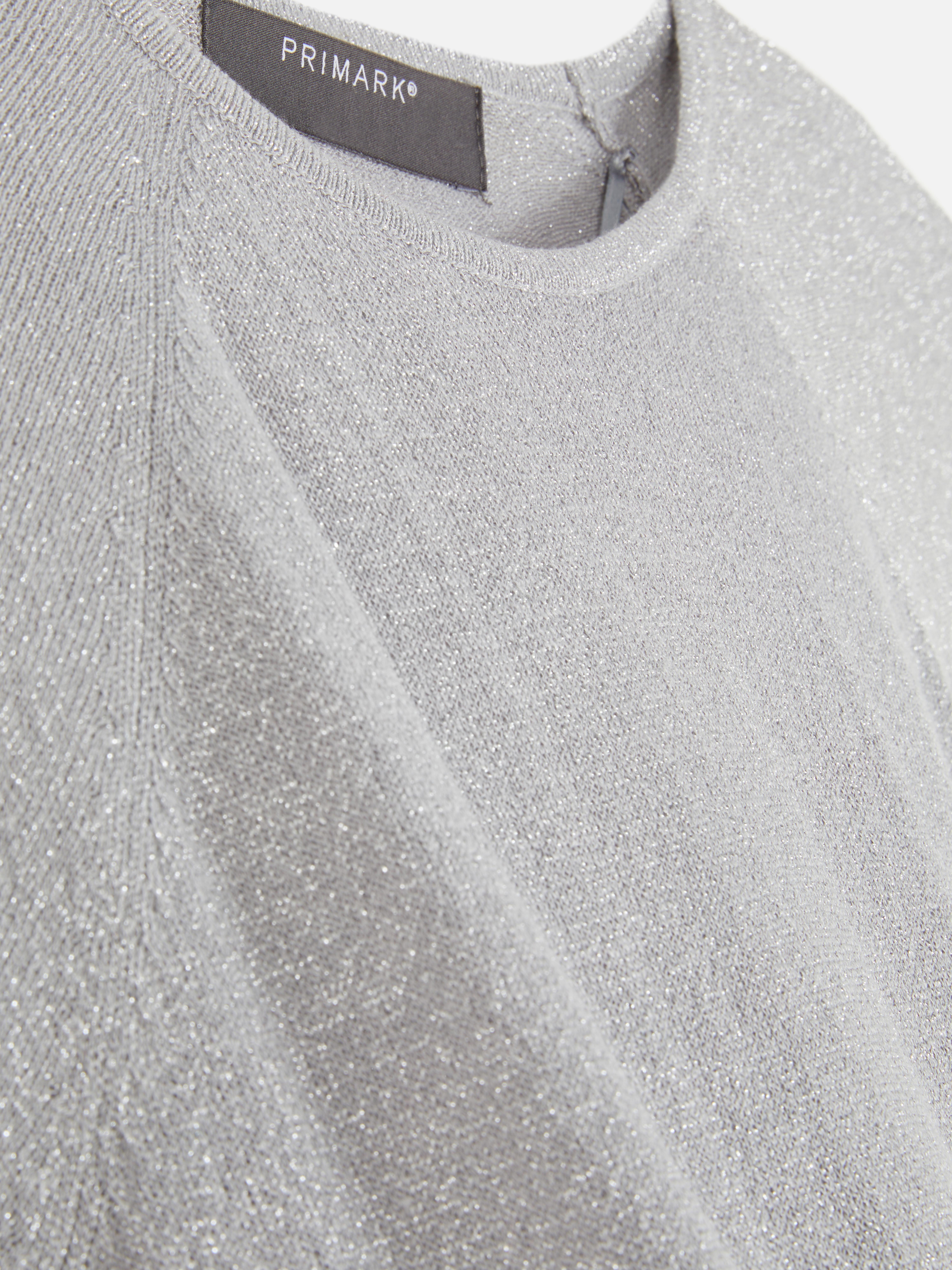 Camisola malha fina cintilante