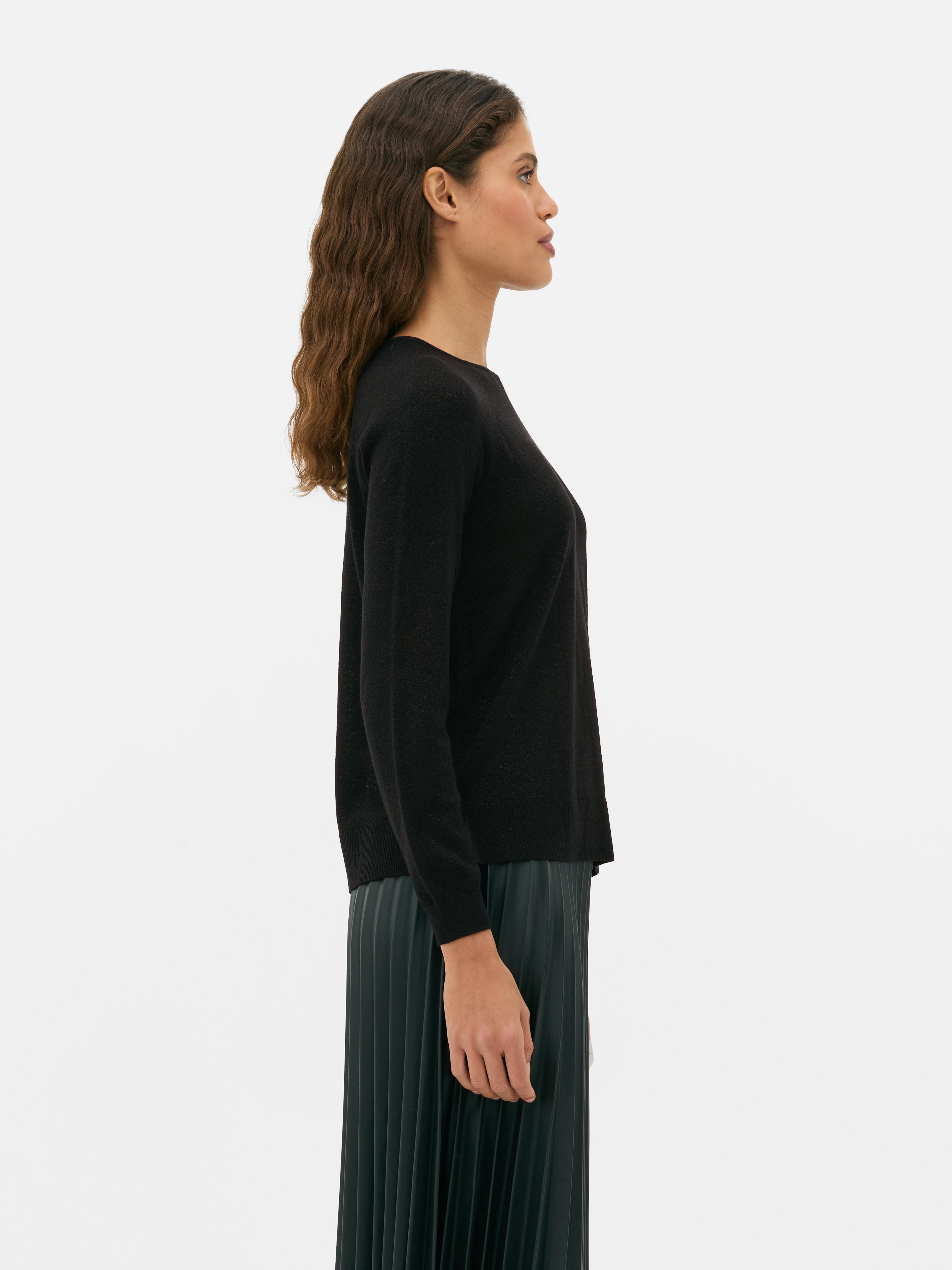 Camisola malha fina cintilante