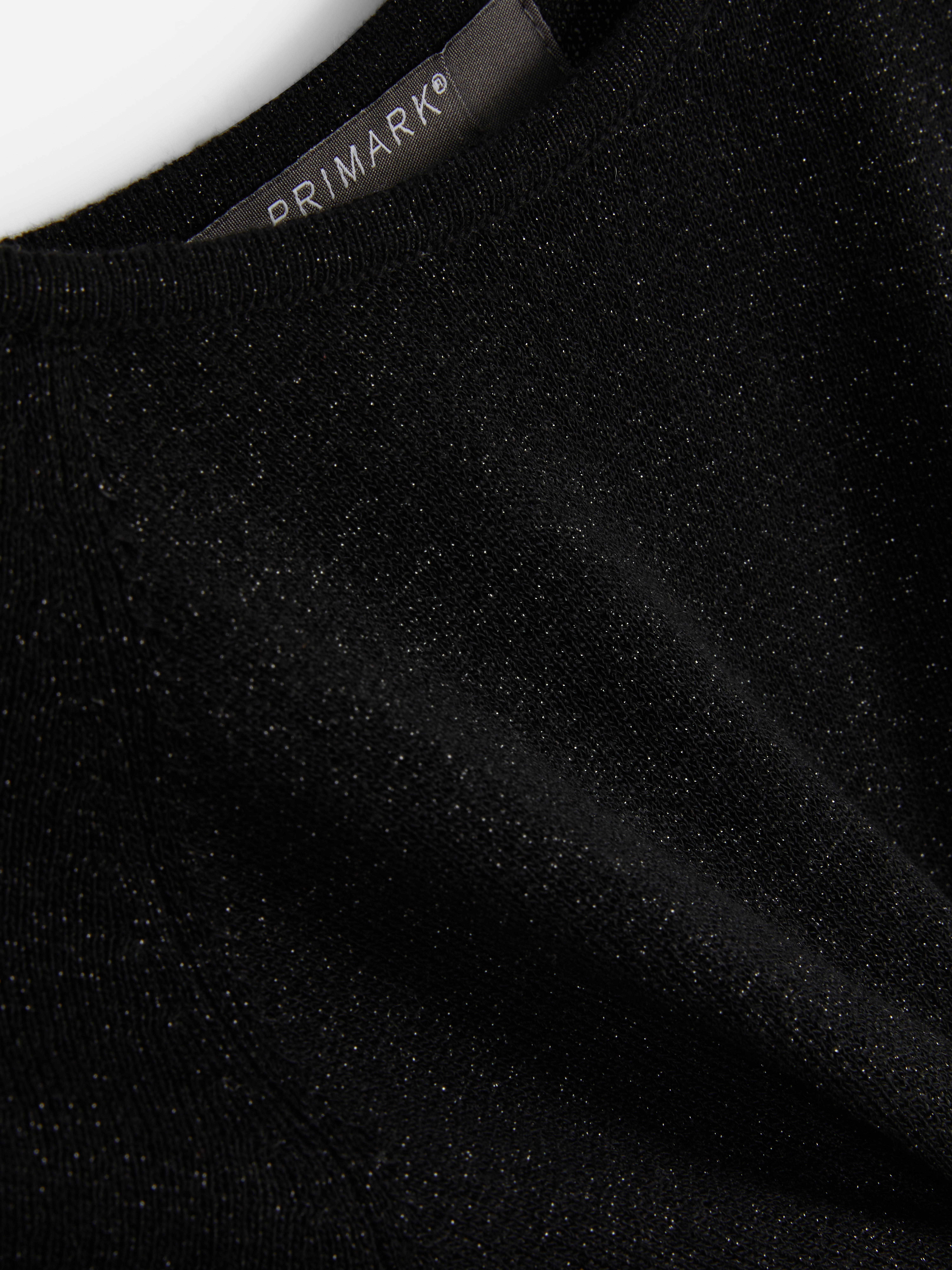 Camisola malha fina cintilante