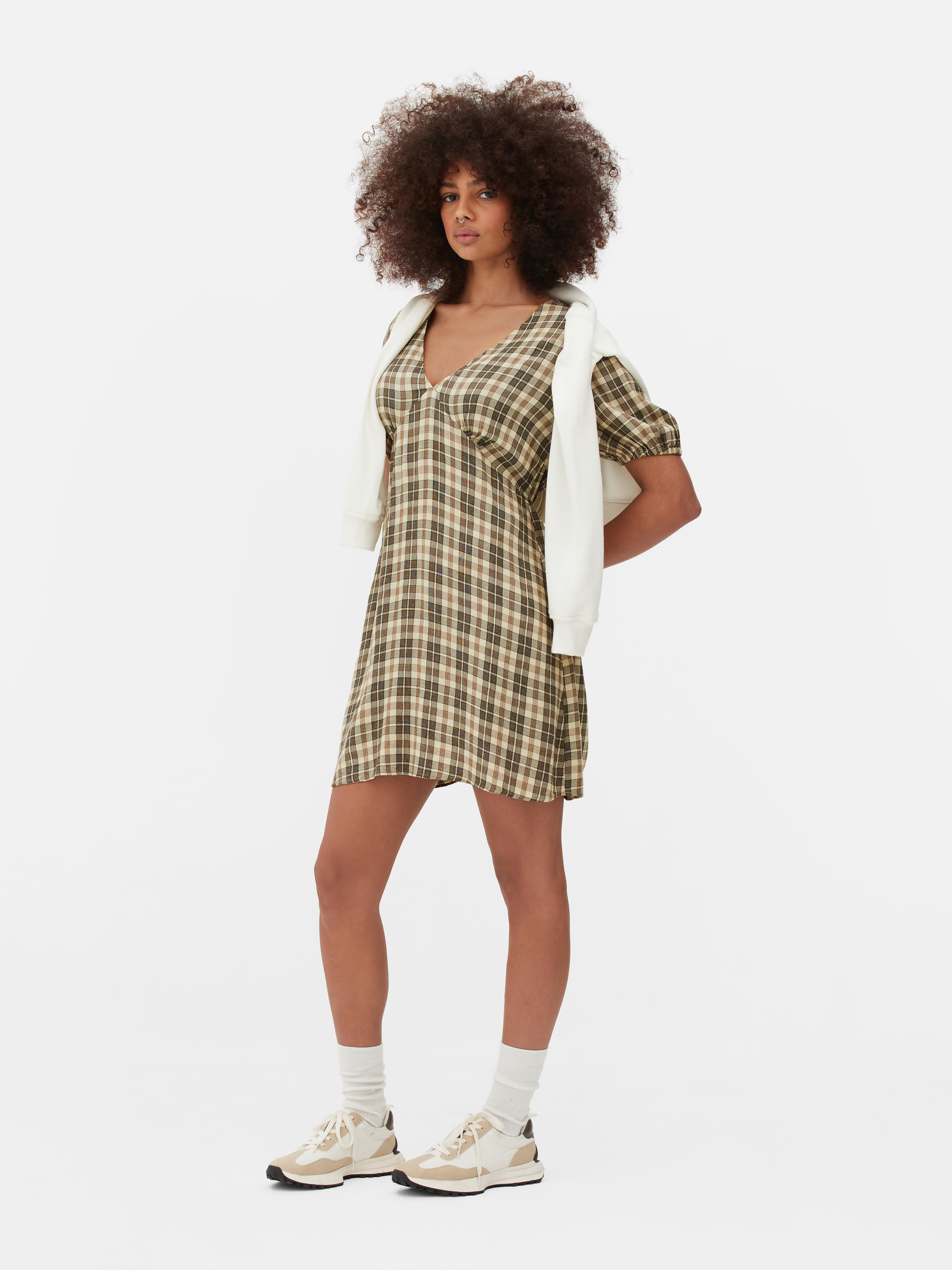 Gingham dress primark best sale