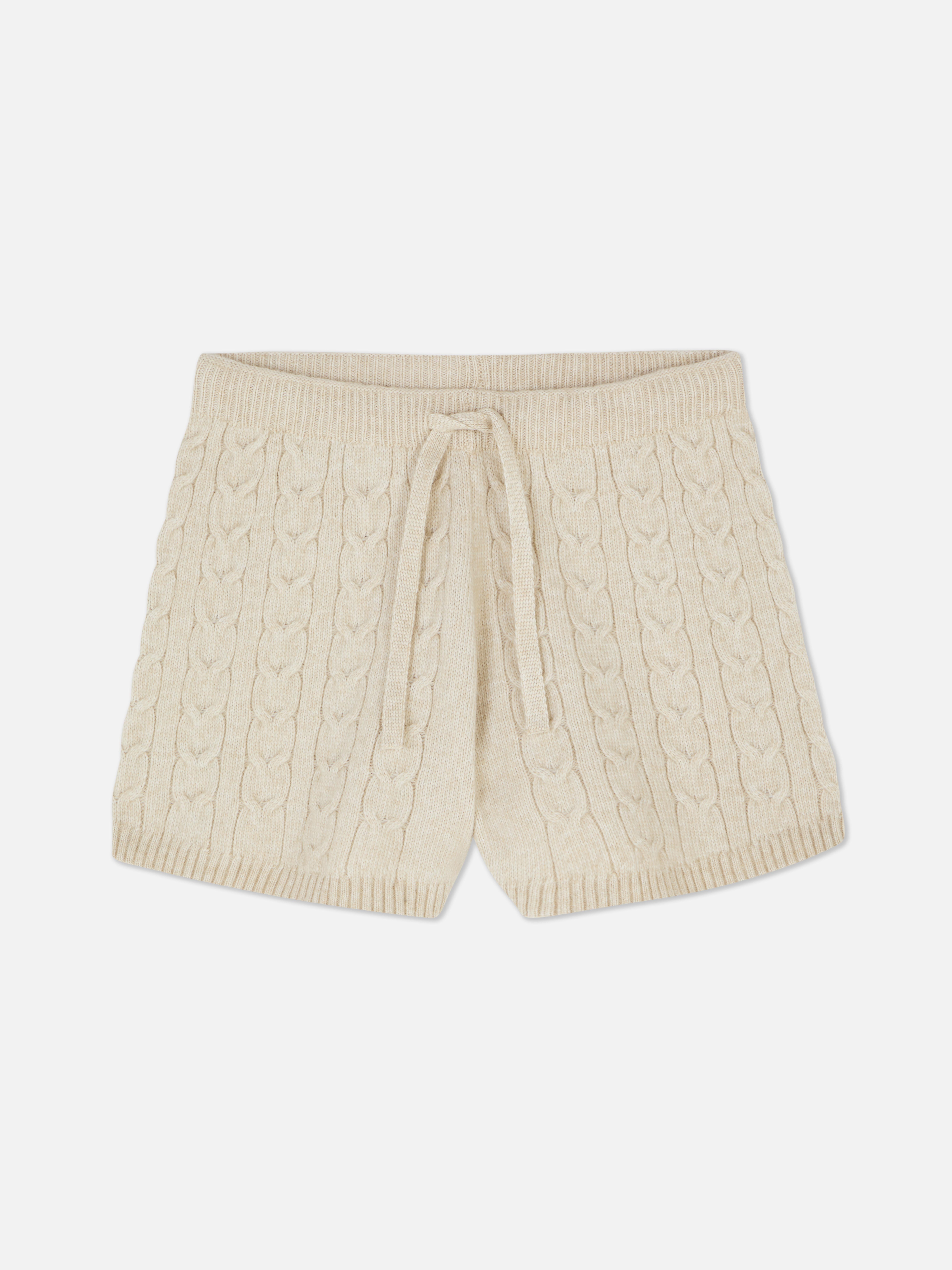 Cable knit shorts shop