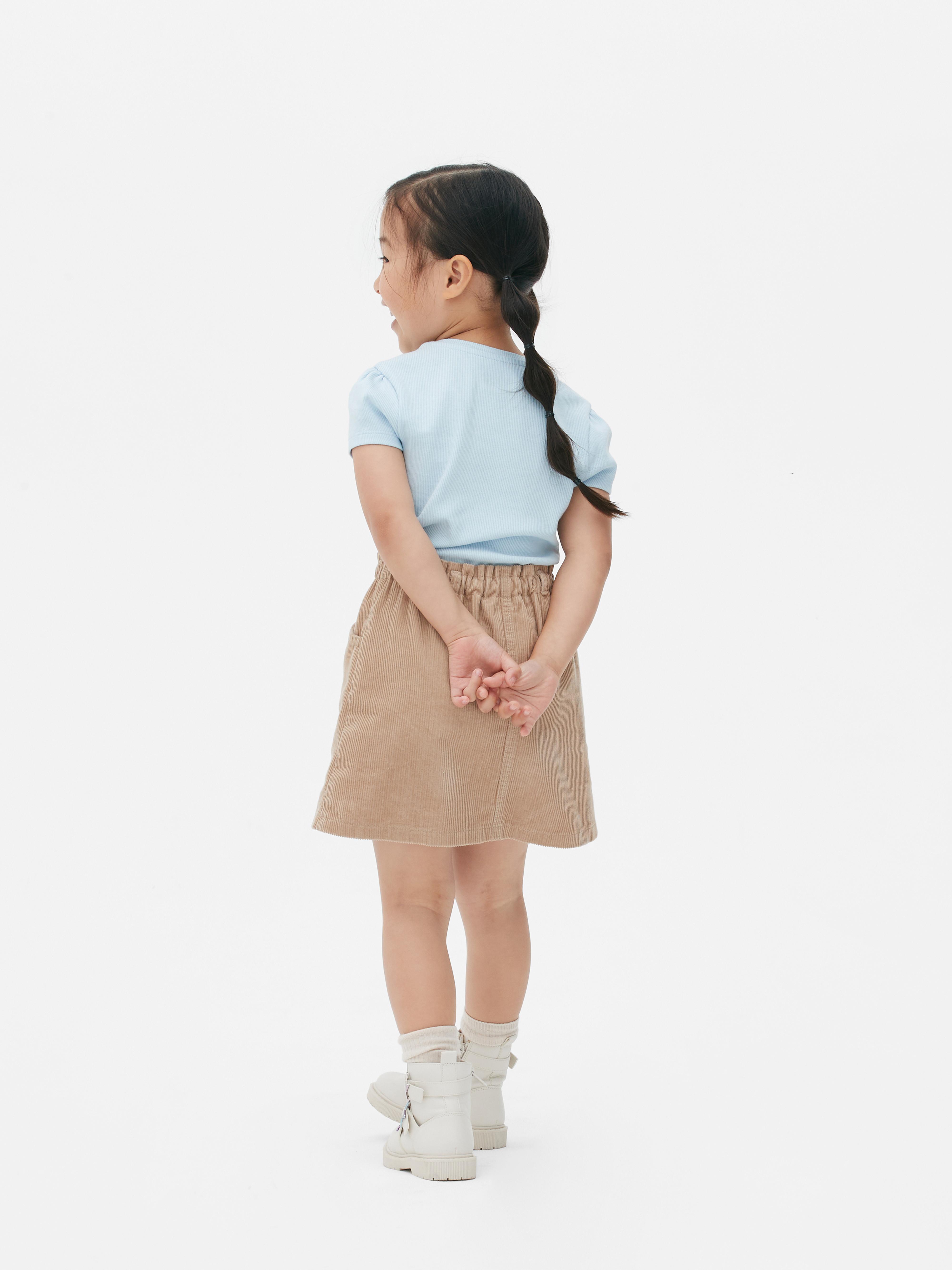 Girls Stone Corduroy Pocket Skirt Primark