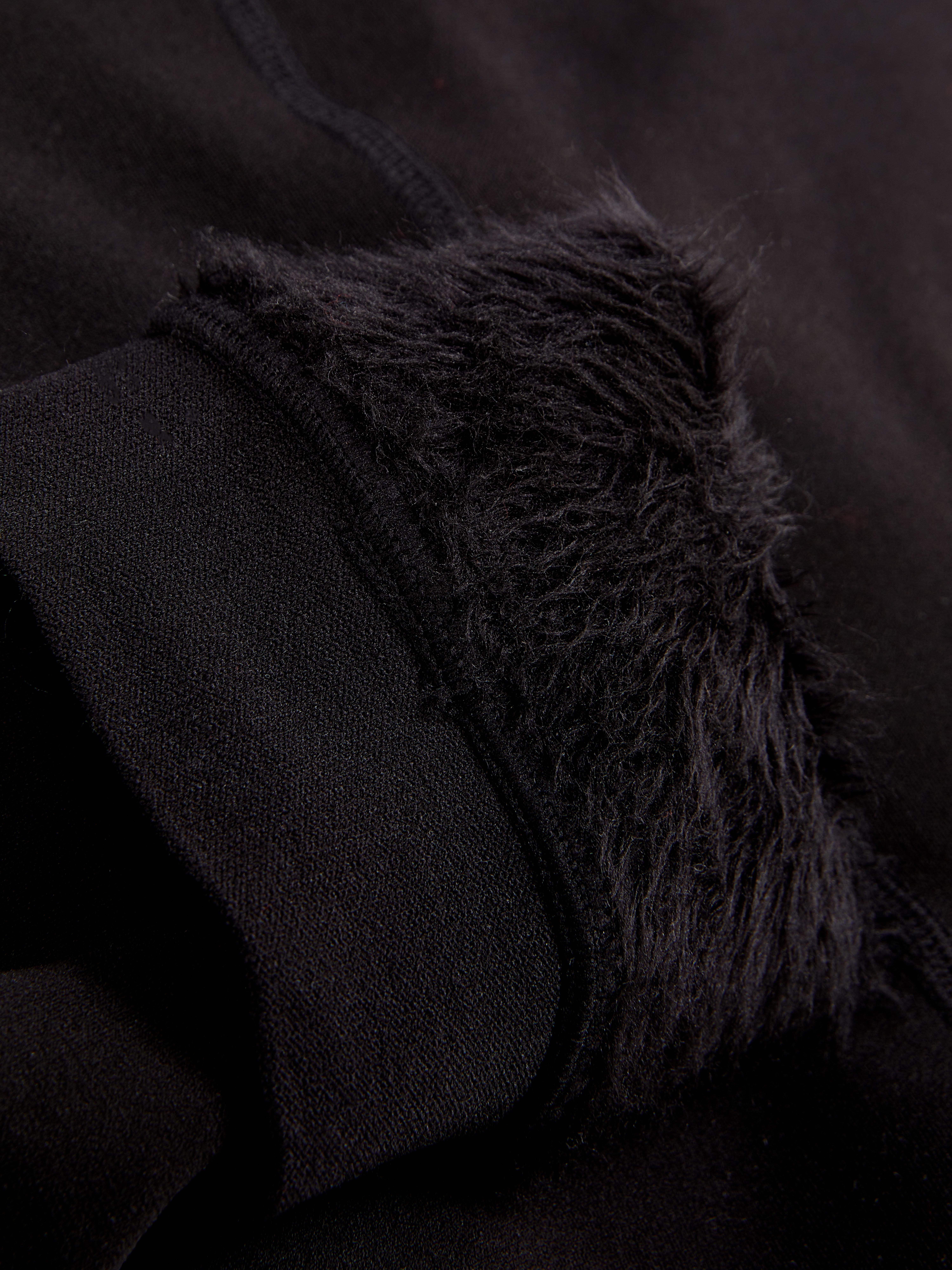 Leichte Samtleggings mit Plüschfutter