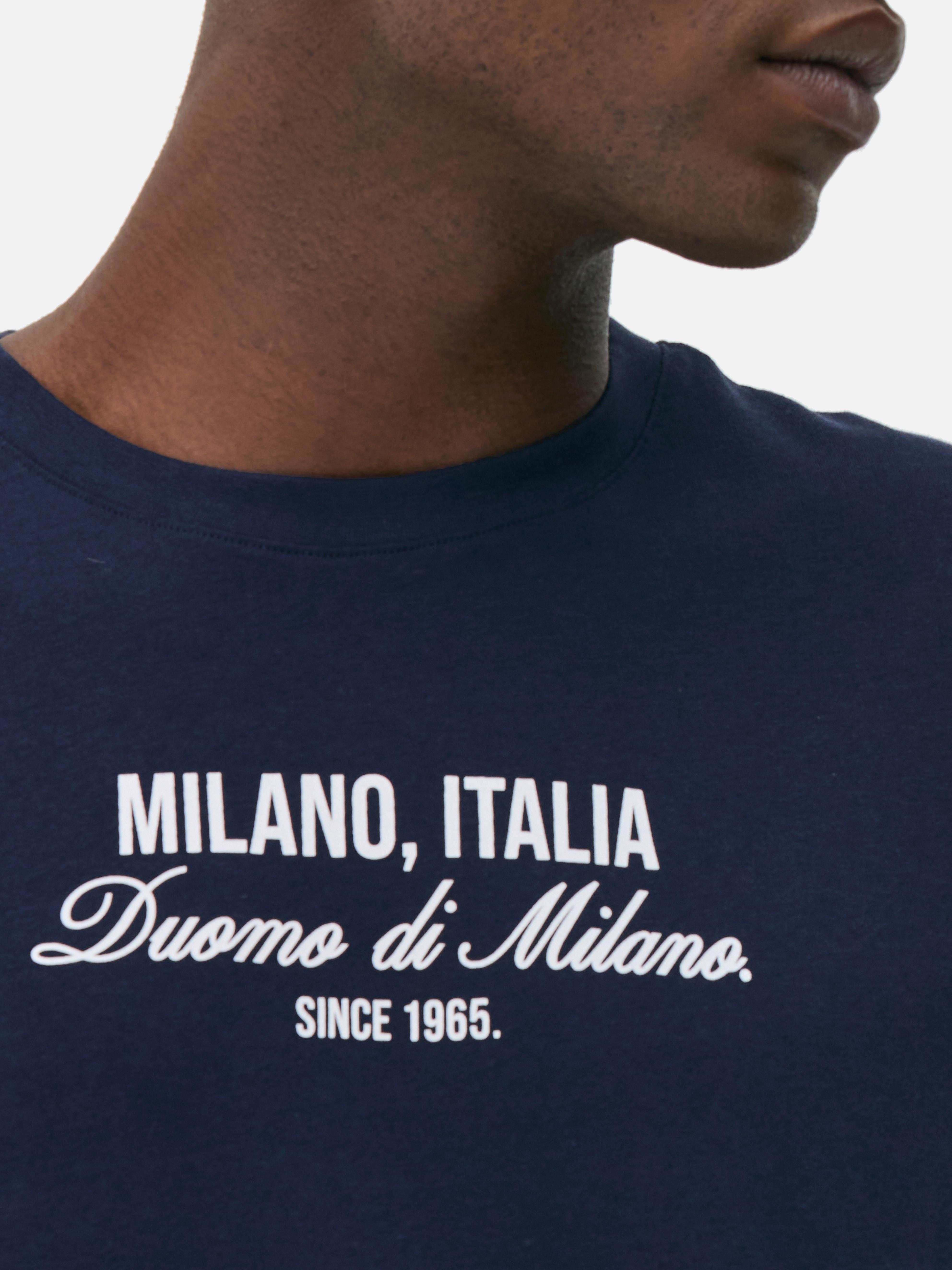 Maglietta con stampa Milan