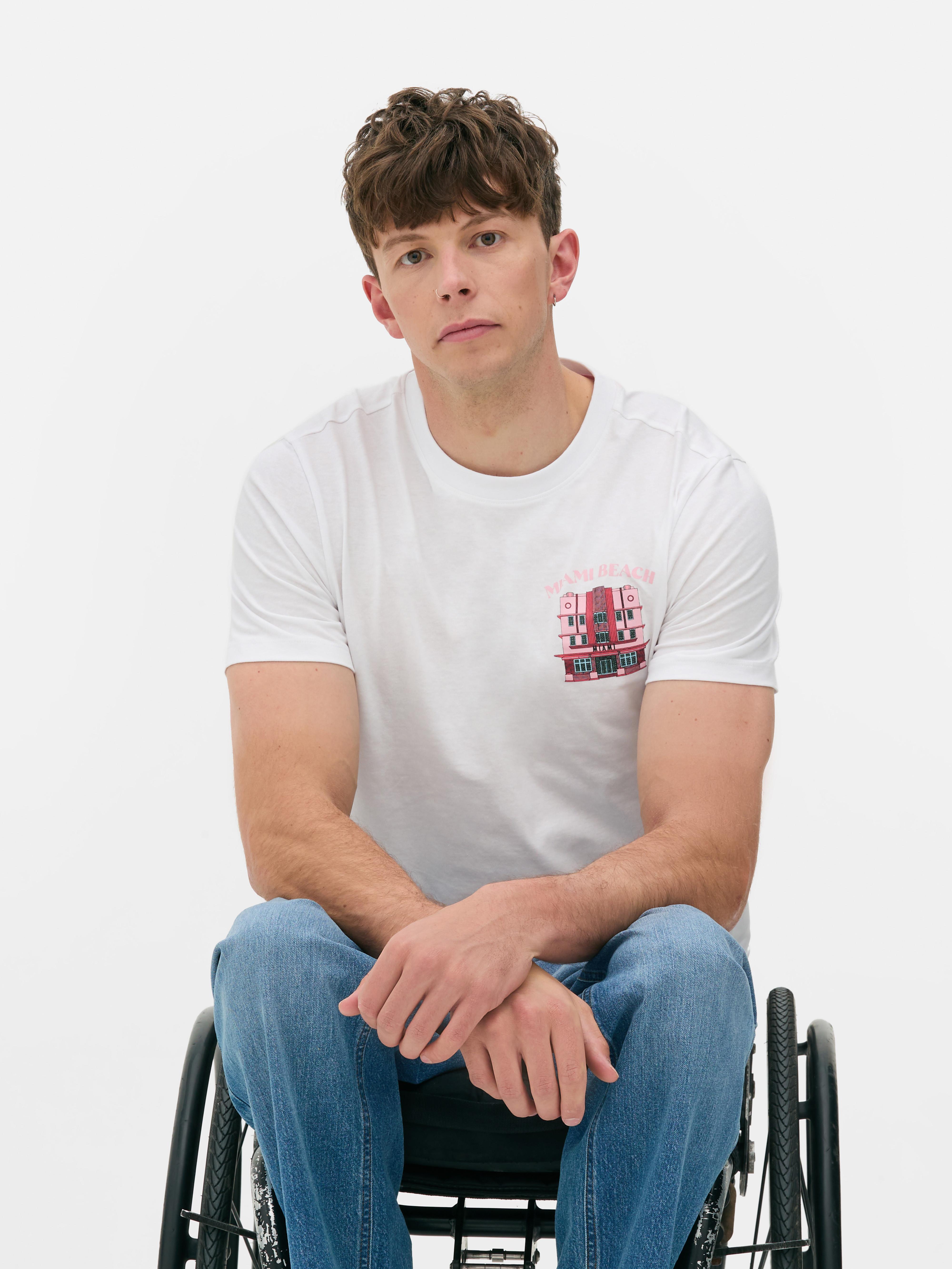 Miami Beach House Illustrations T-Shirt