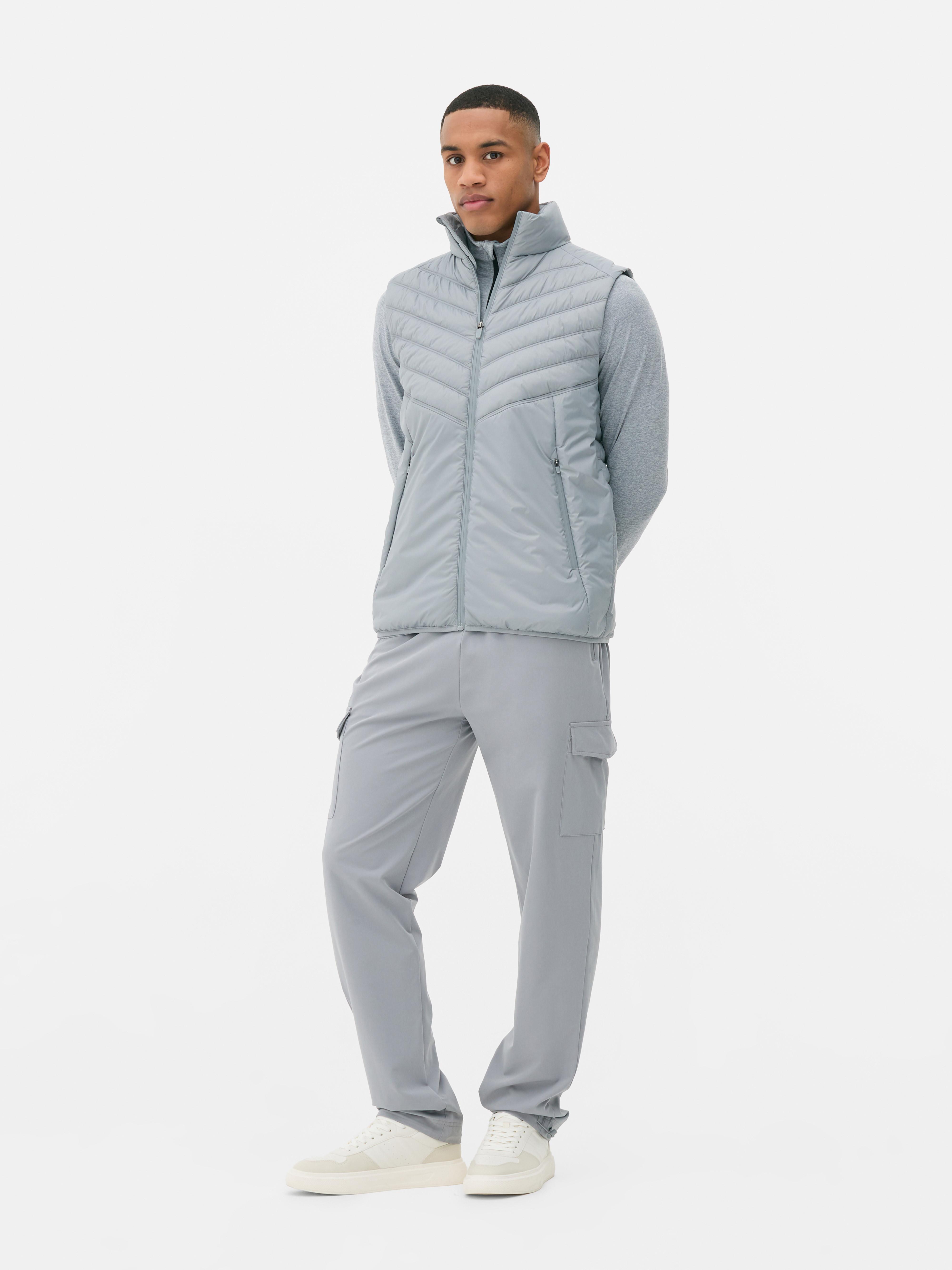 Gilet fitness trapuntato