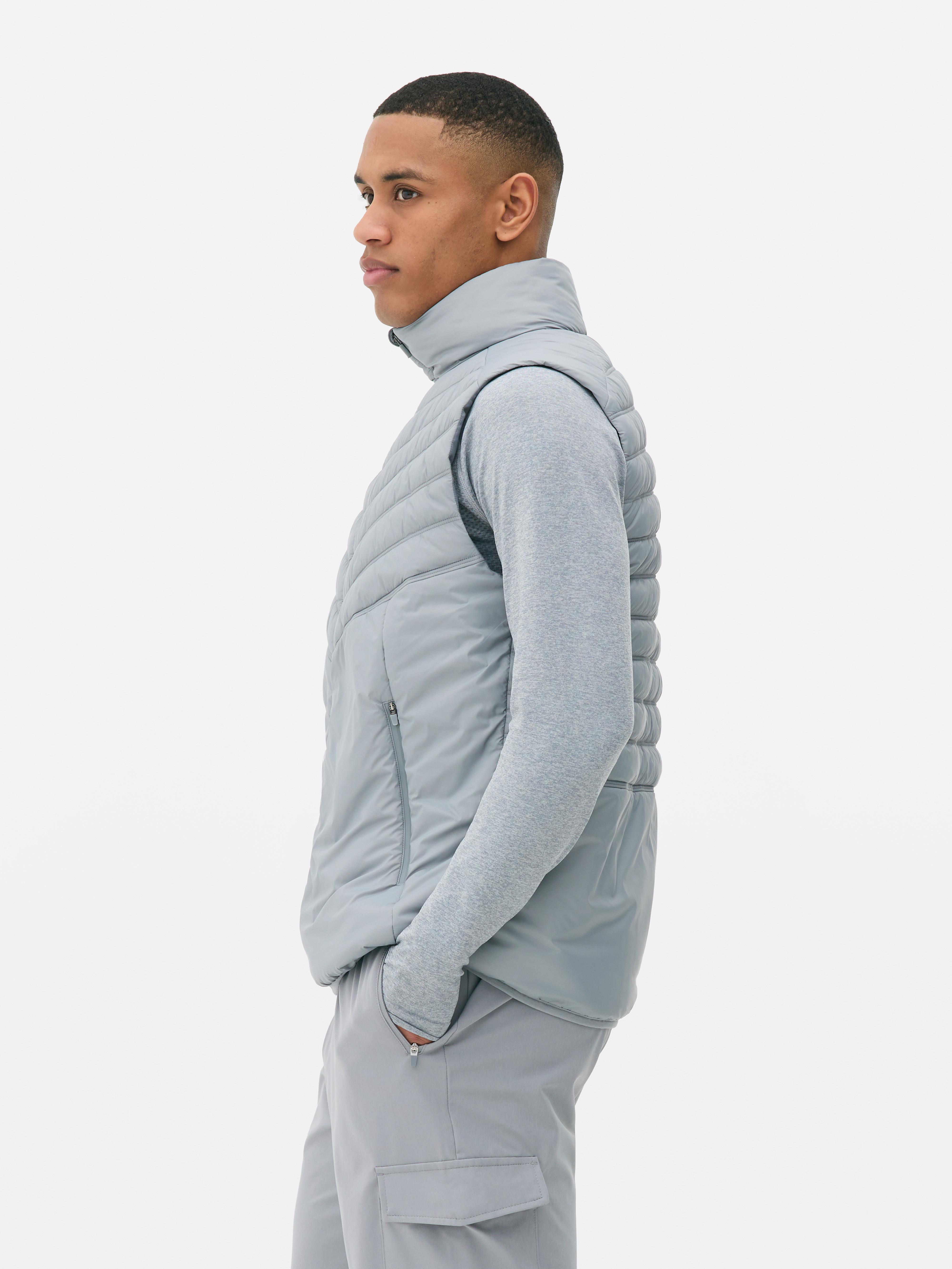 Gilet fitness trapuntato