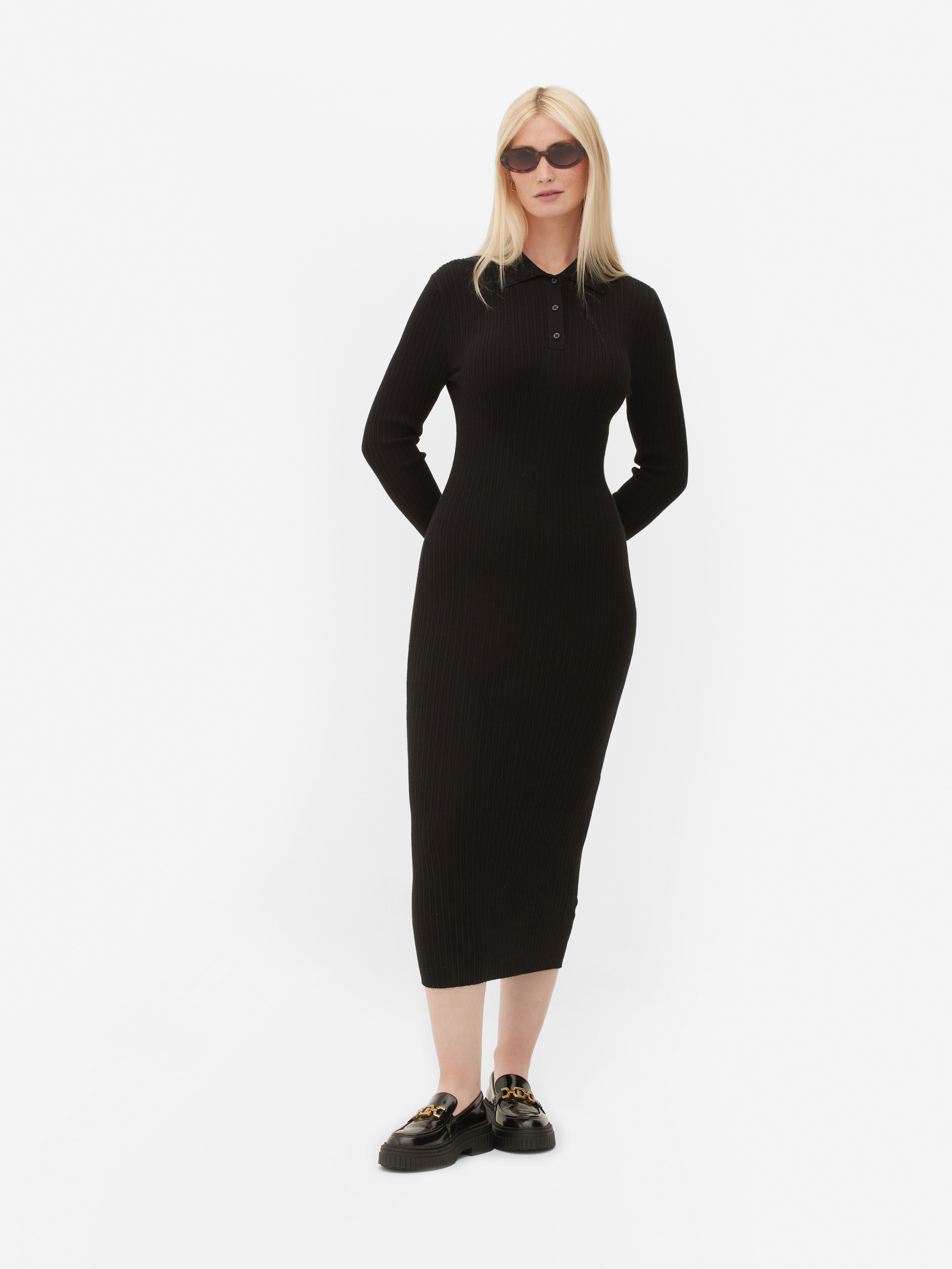 Primark black bodycon dress best sale