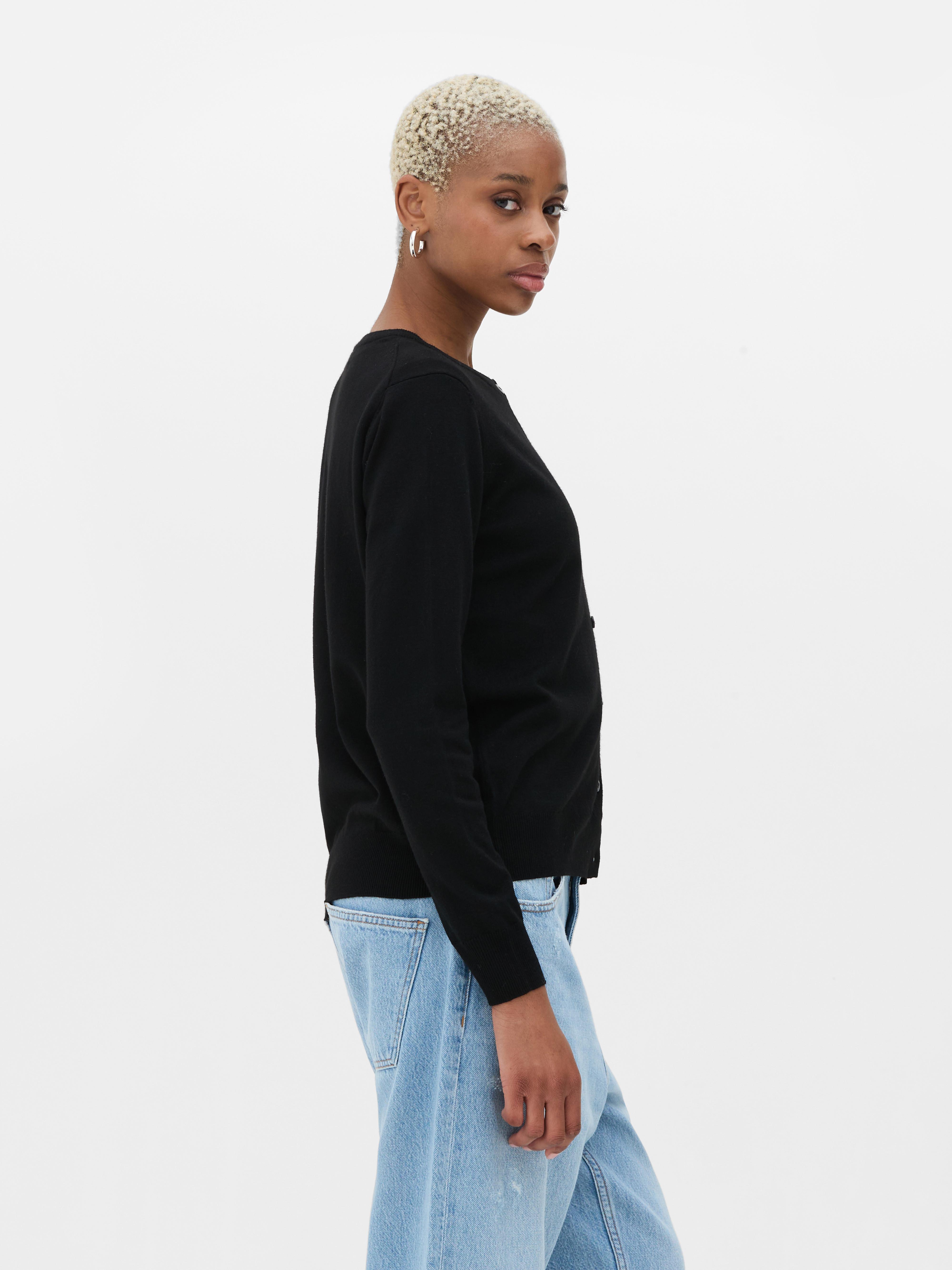 Classic Crew Neck Cardigan