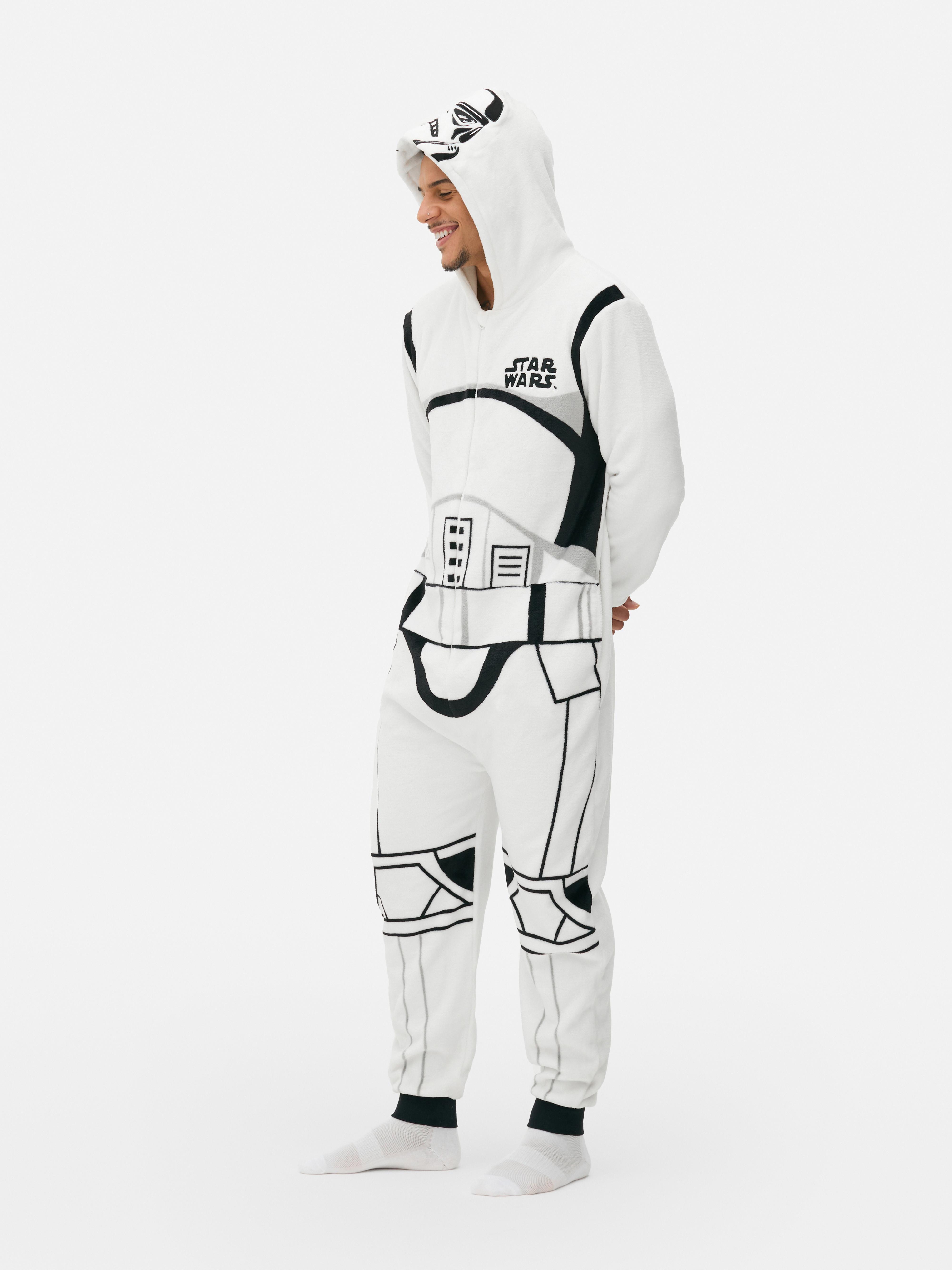 Mens White Star Wars Stormtrooper Onesie Primark