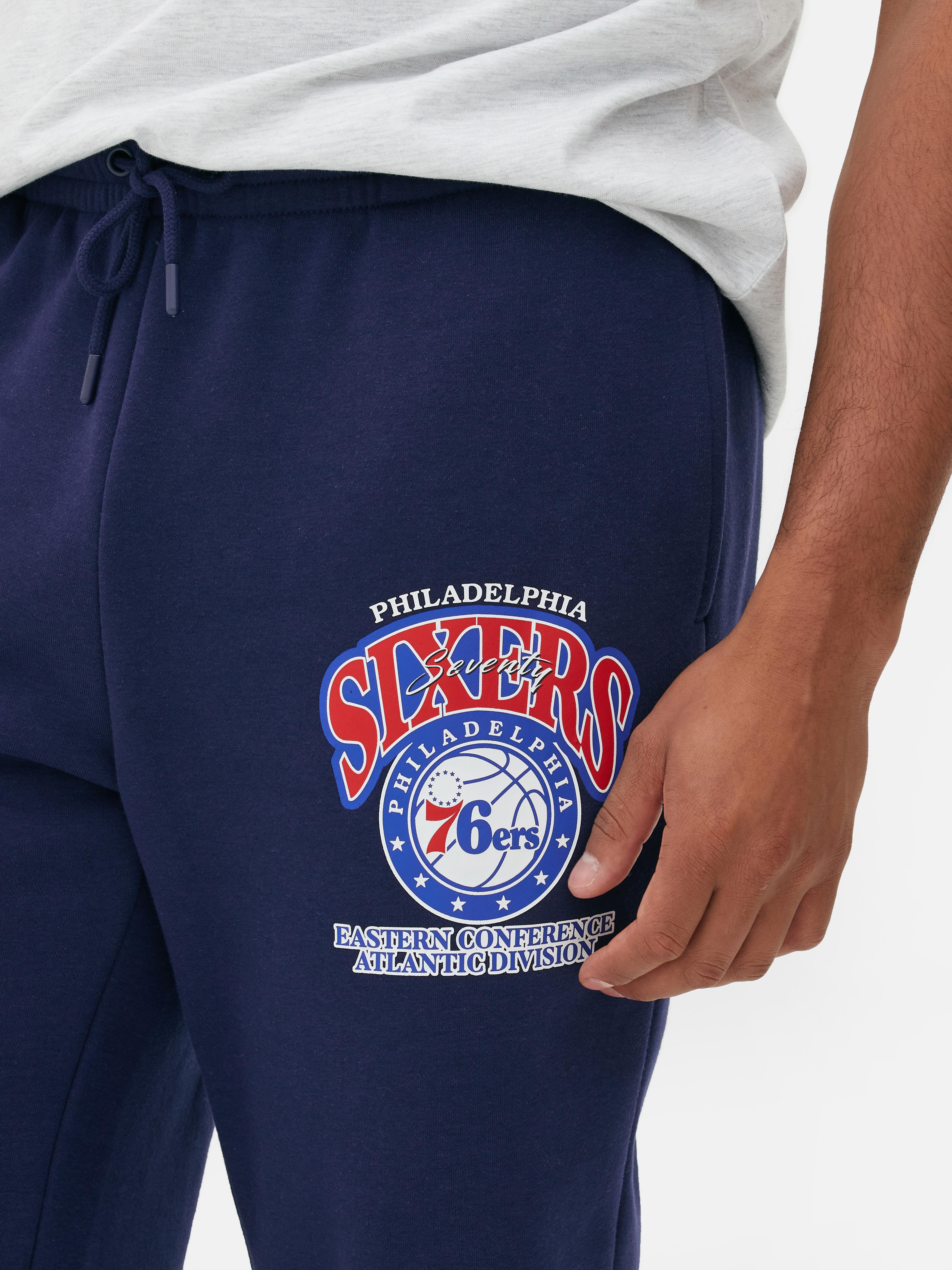 Men s Navy NBA Philadelphia 76ers Joggers Primark