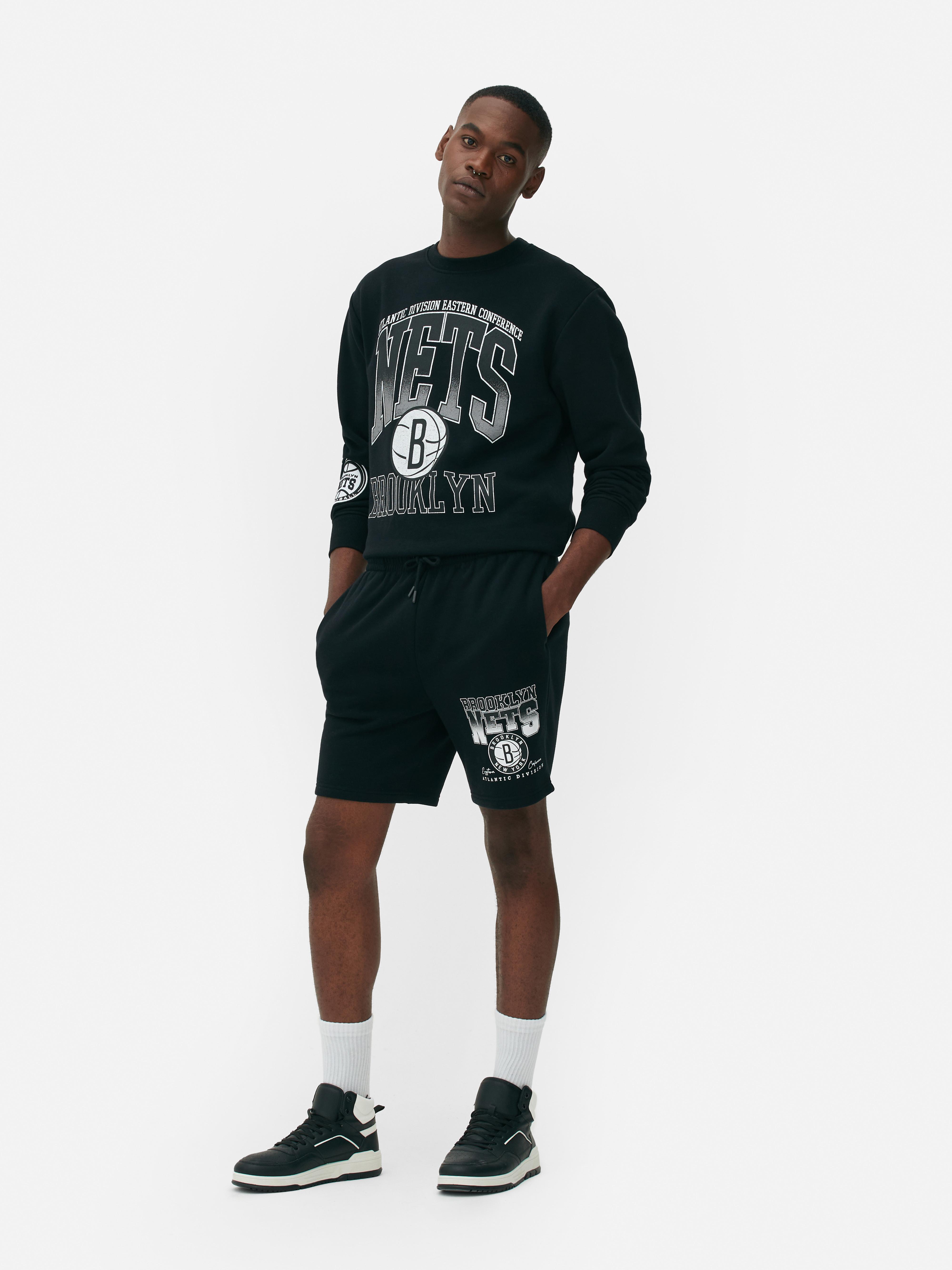 Men's Black NBA Brooklyn Nets Sweatshirt | Primark