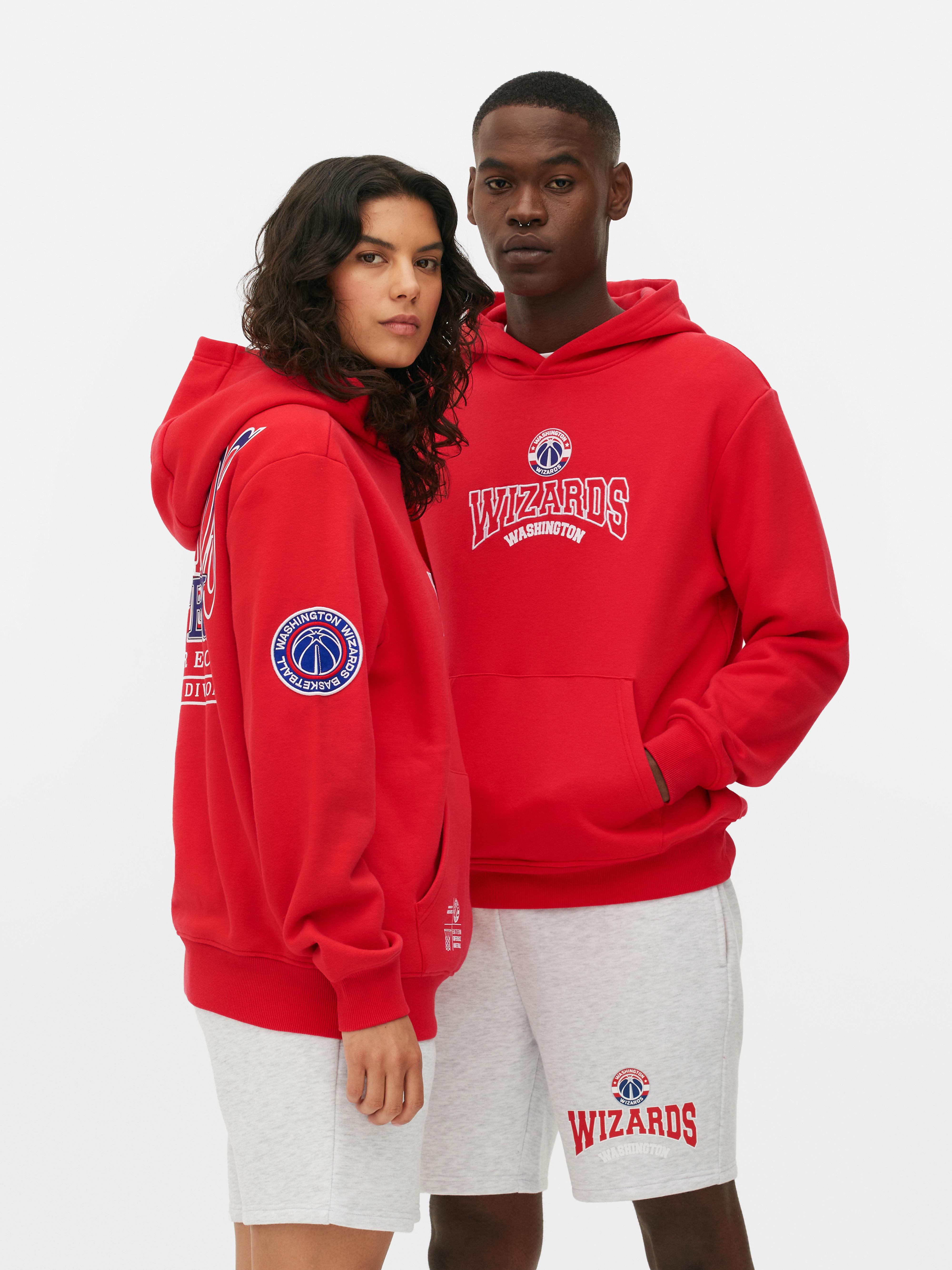 Women s Red NBA Washington Wizards Hoodie Primark