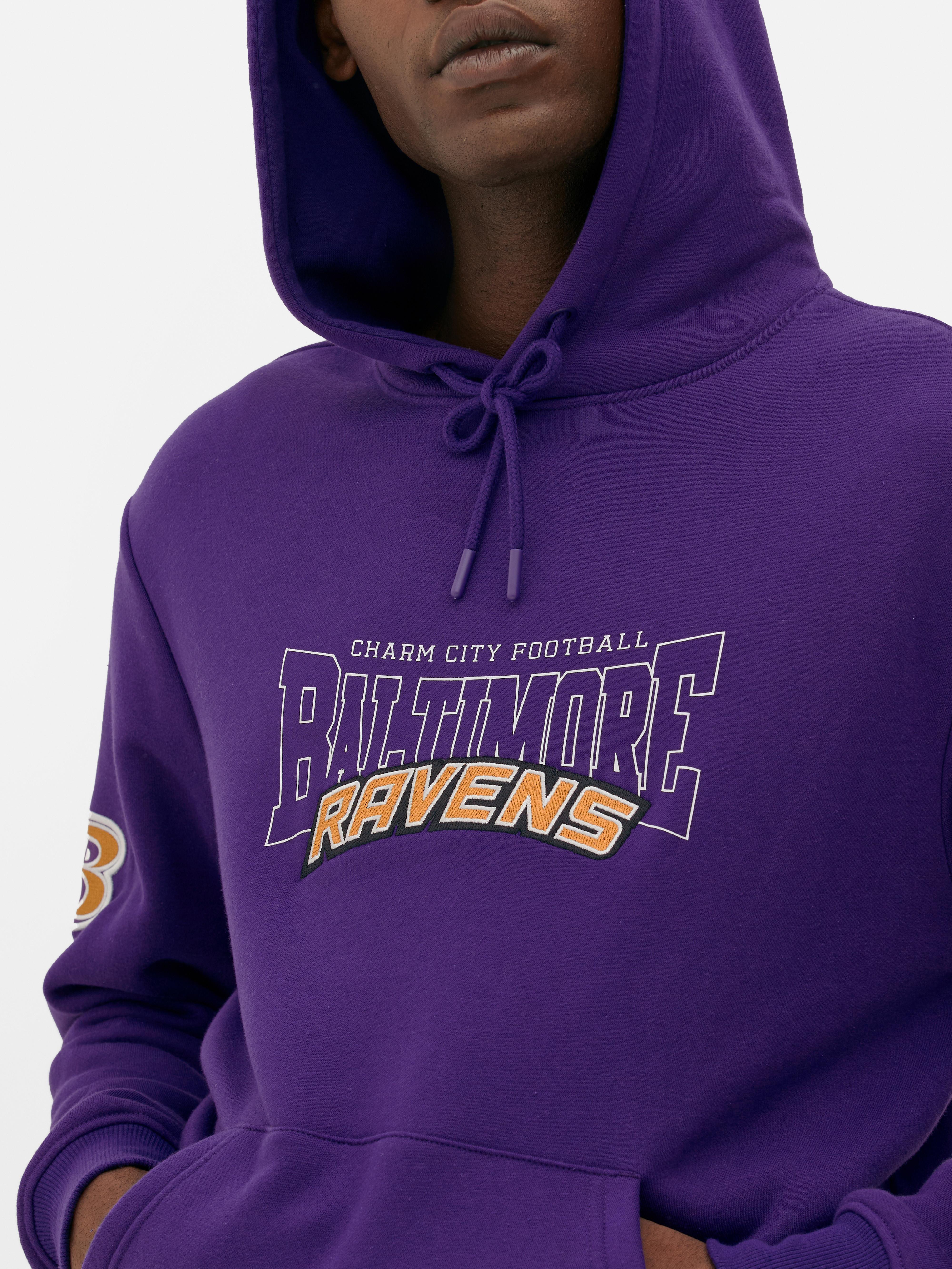 売れ筋商品|||ファナティクス カットソー トップス レディース Women's Purple Baltimore Ravens Iconic Cotton Fleece Checklist Pullover Hoodie Purple Baltimore Ravens Ladies Sweatshirts, Ravens Hoodies, Fleece