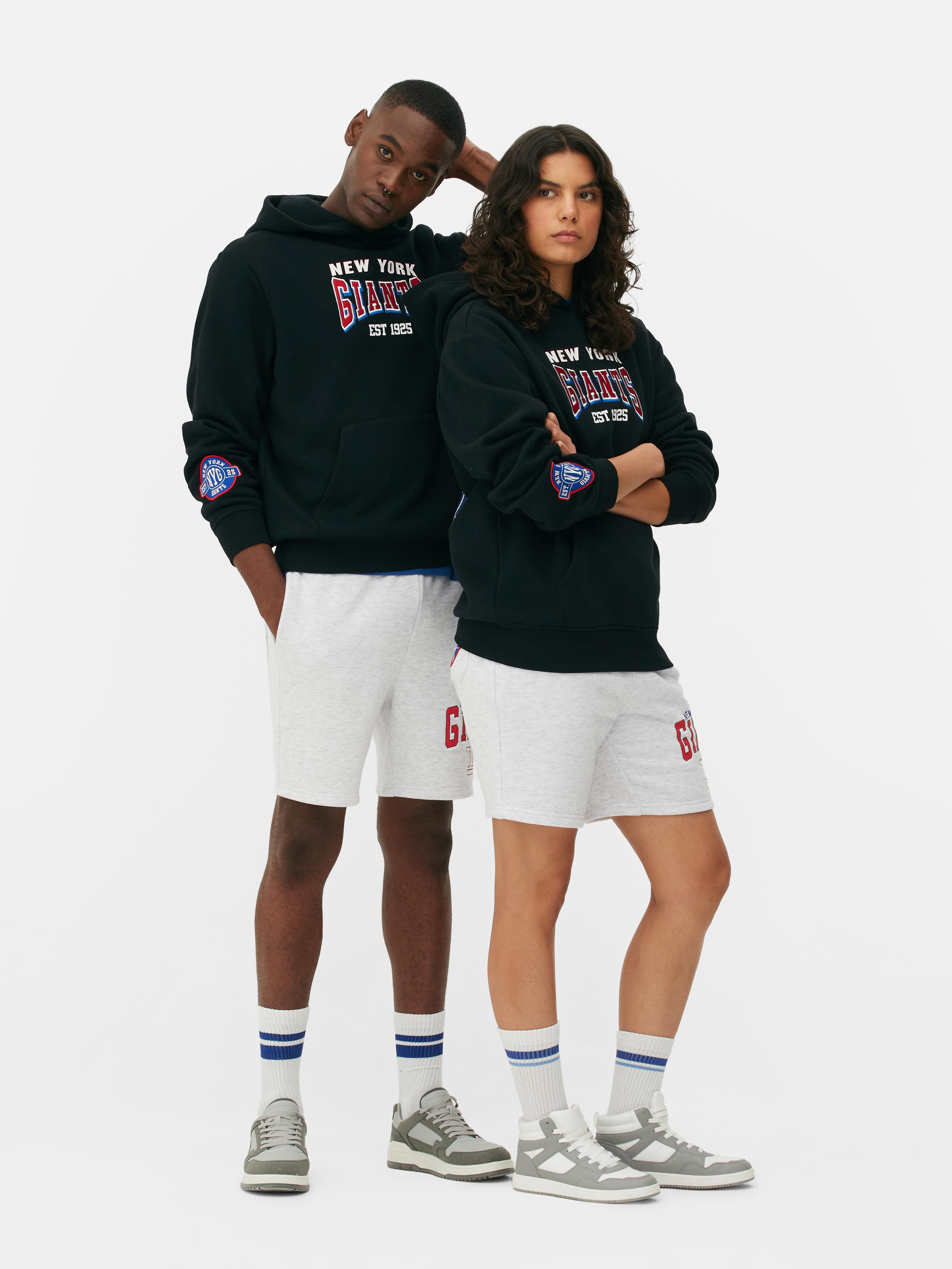 Women s Black NFL New York Giants Graphic Hoodie Primark