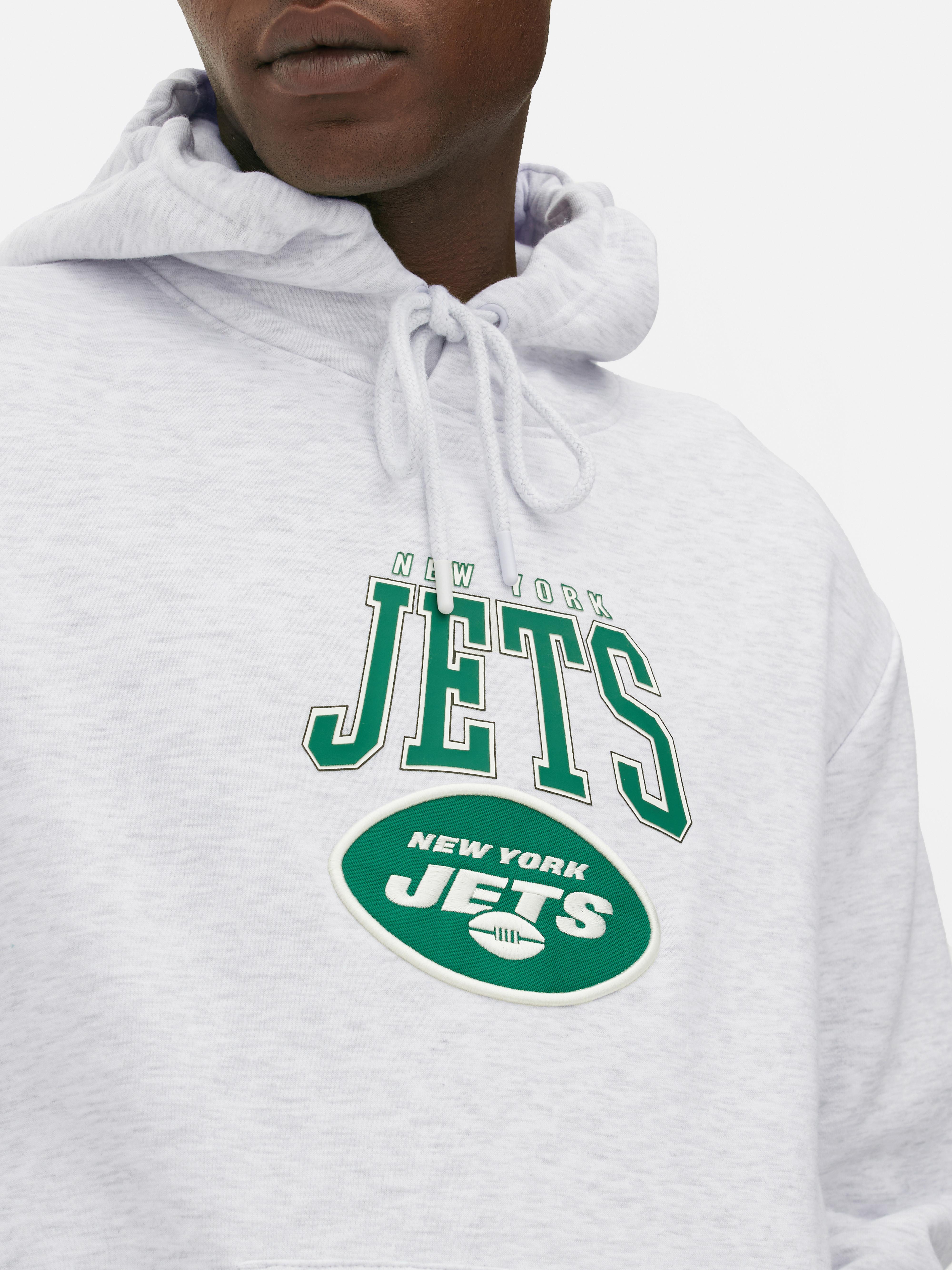 Women's Gray Heather NFL New York Jets Graphic Hoodie | Primark