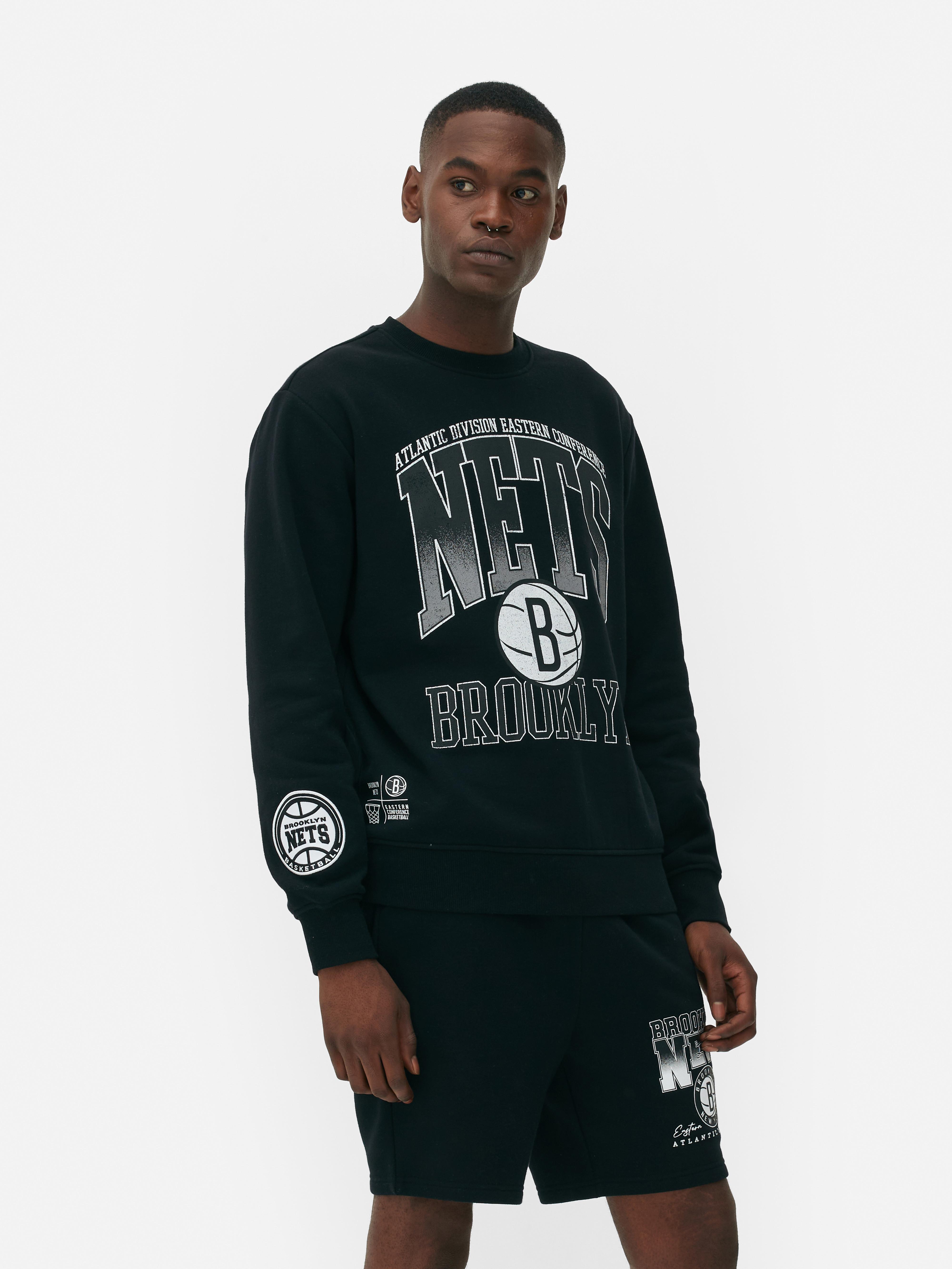 Men's Black NBA Brooklyn Nets Sweatshirt | Primark