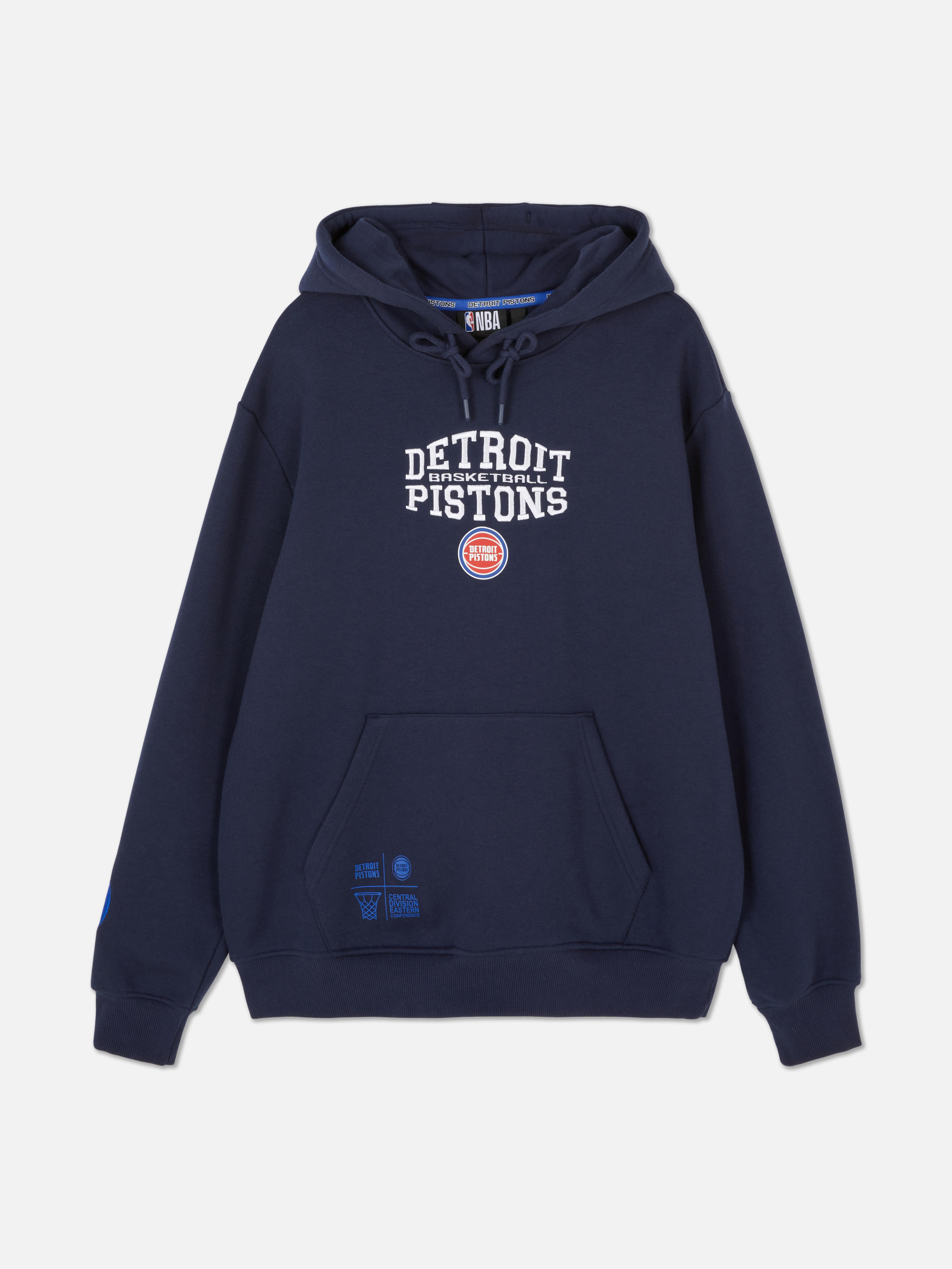 Men's Navy NBA Detroit Pistons Drawstring Hoodie | Primark