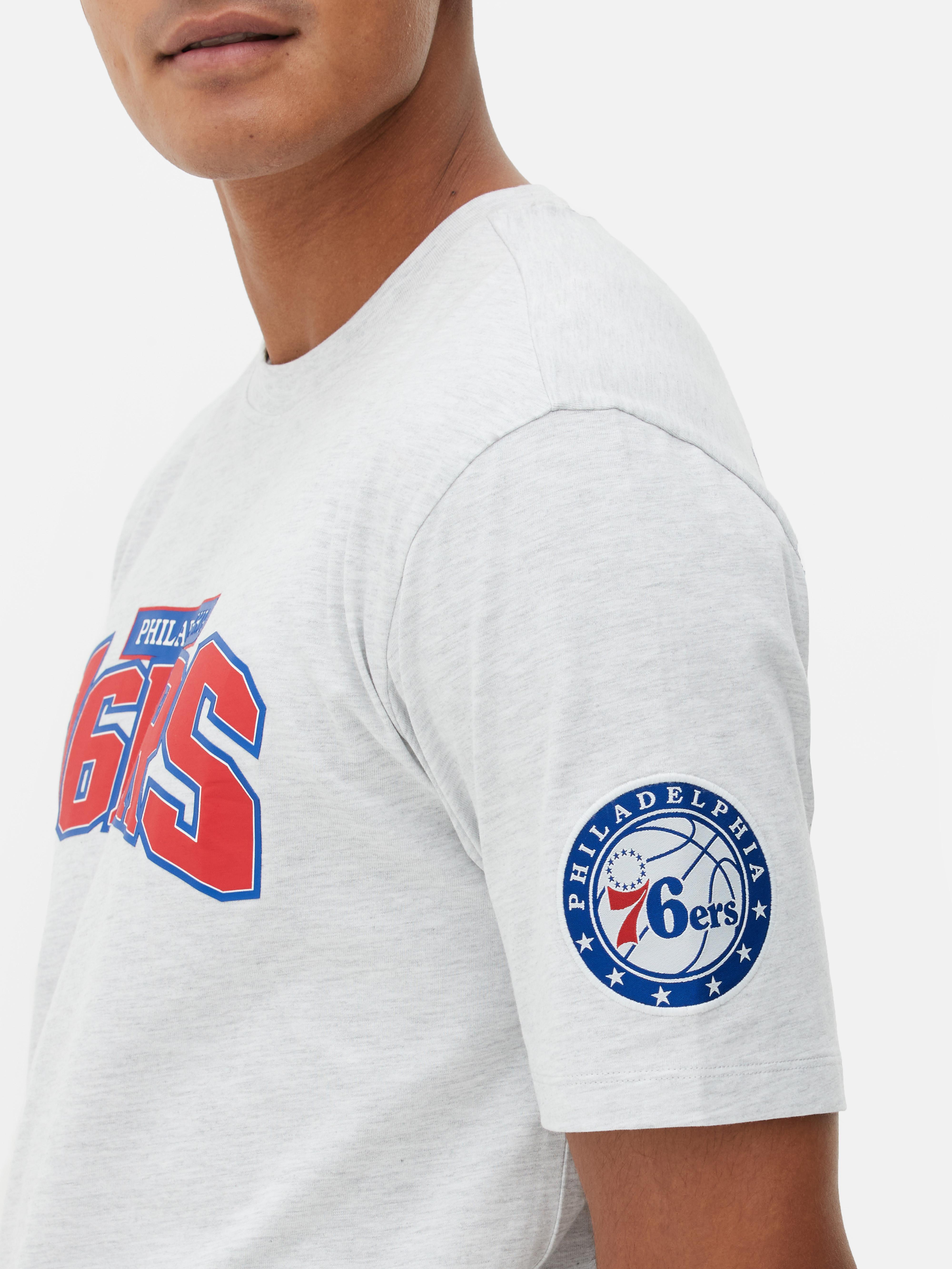Men's Gray Heather NBA Philadelphia 76ers T-Shirt | Primark