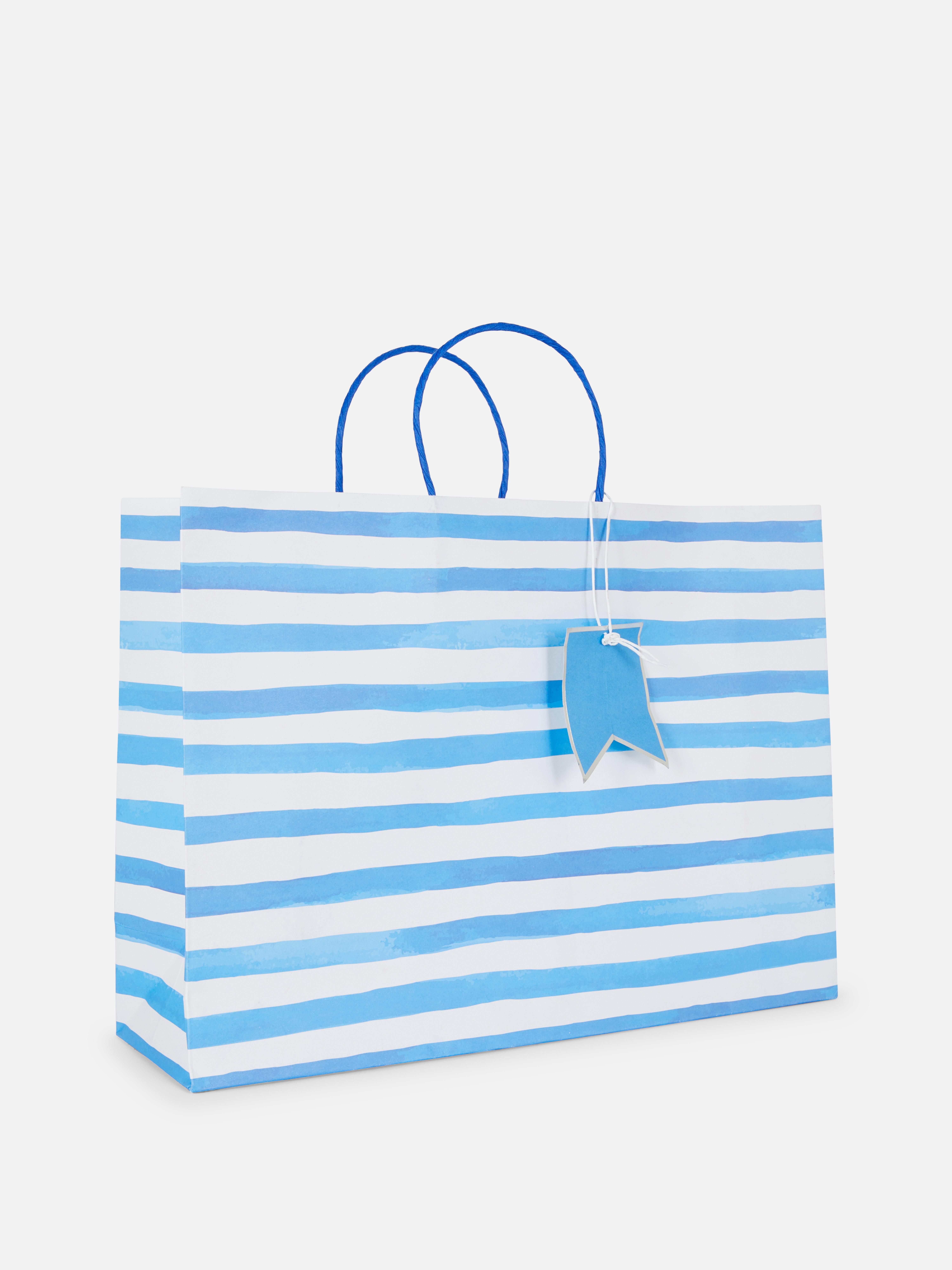Striped Gift Bag