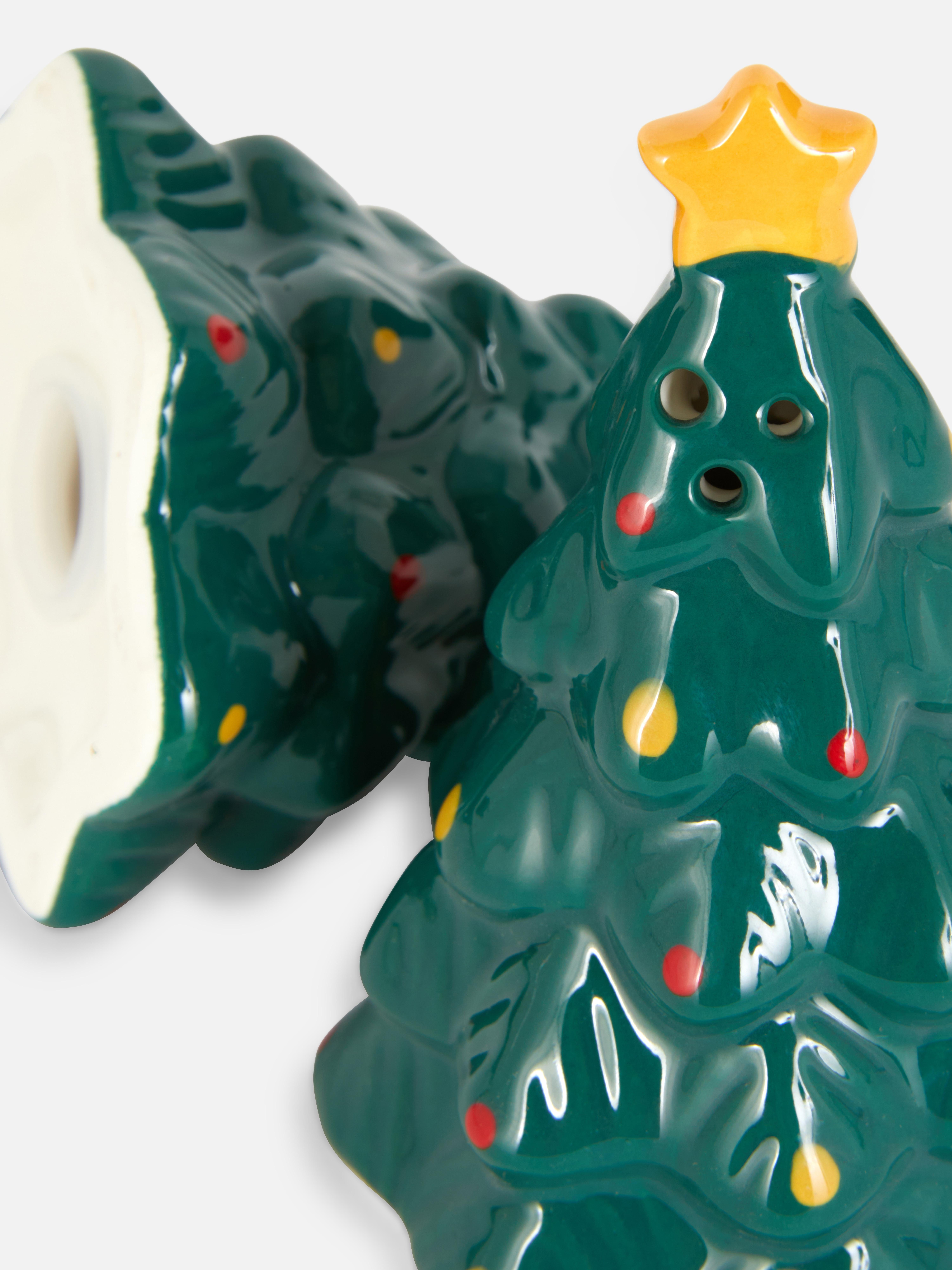 Green Christmas Tree Salt and Pepper Shakers Penneys