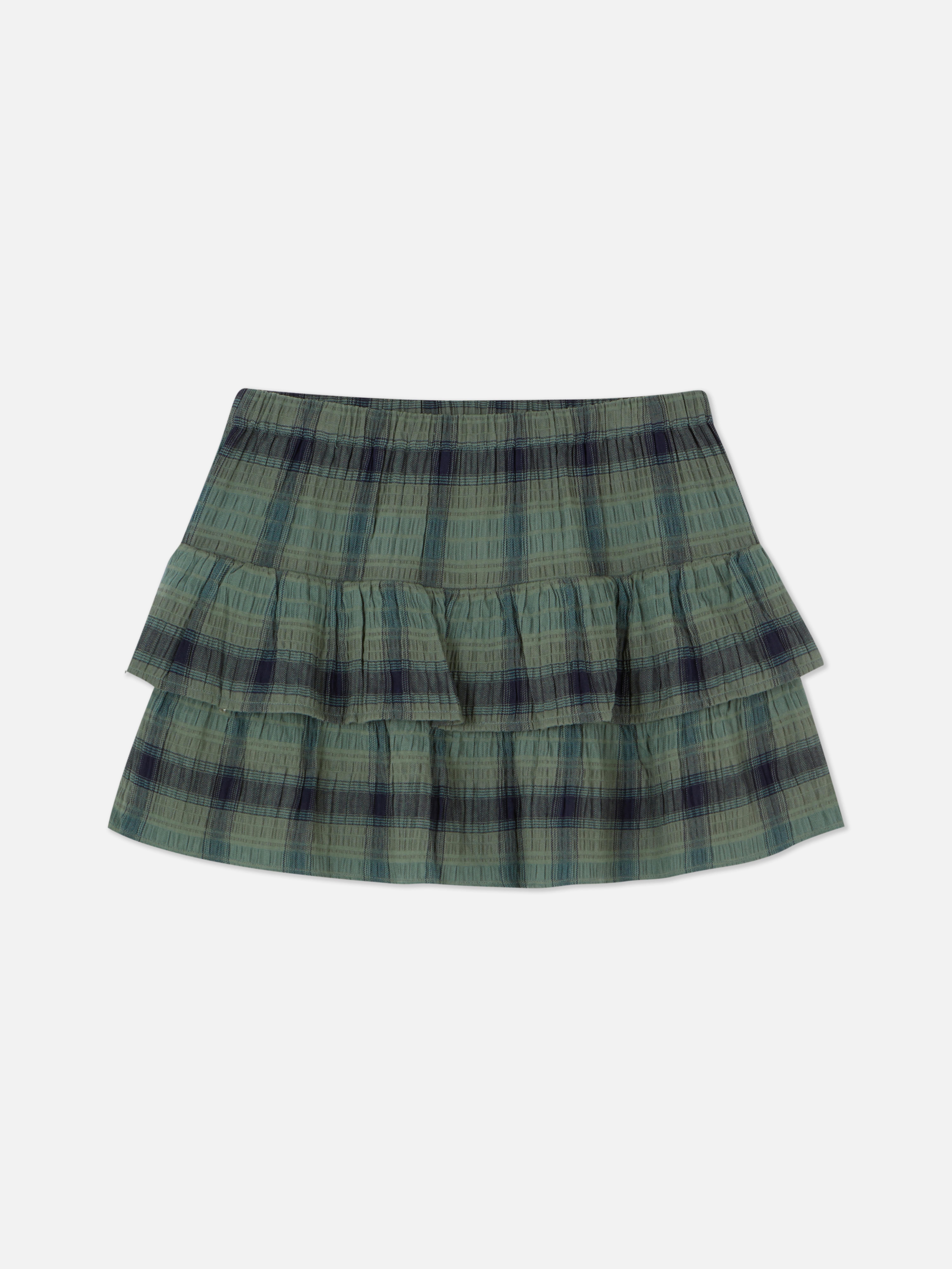 Green pleated skirt primark sales