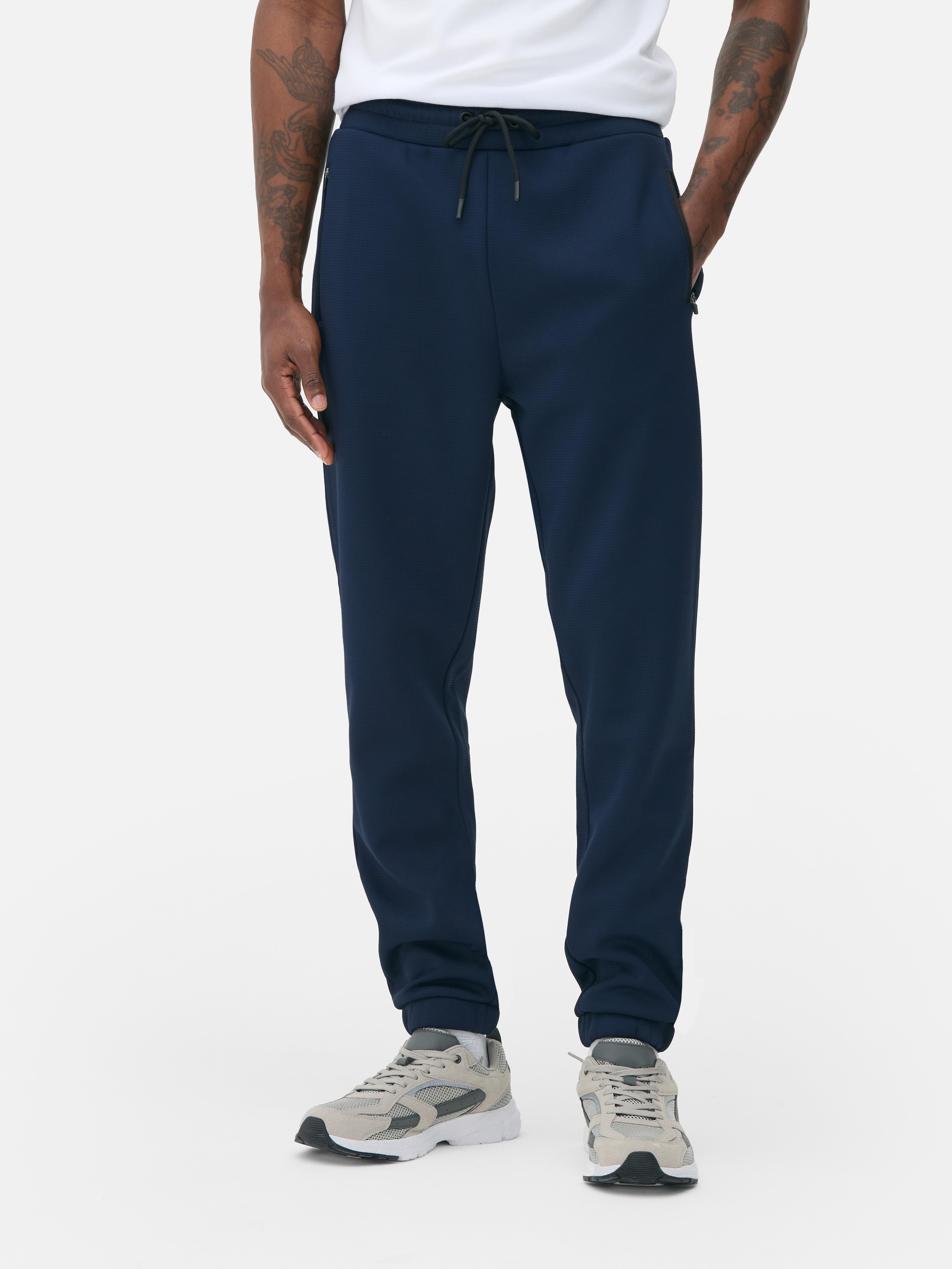 Men s Joggers Cuffed Straight Leg Jogging Bottoms Primark