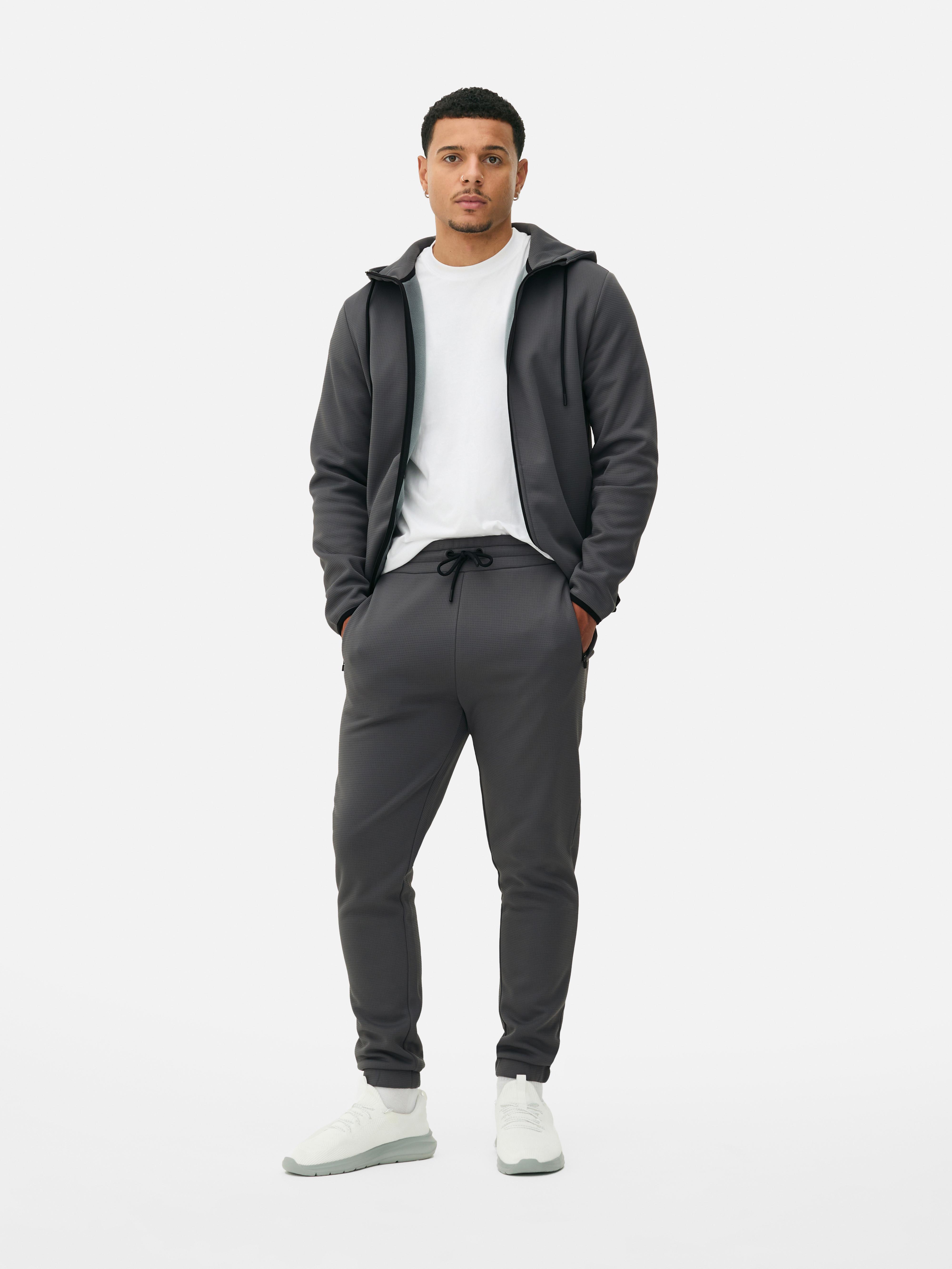 Bas de jogging en molleton texture Anthracite Homme Primark