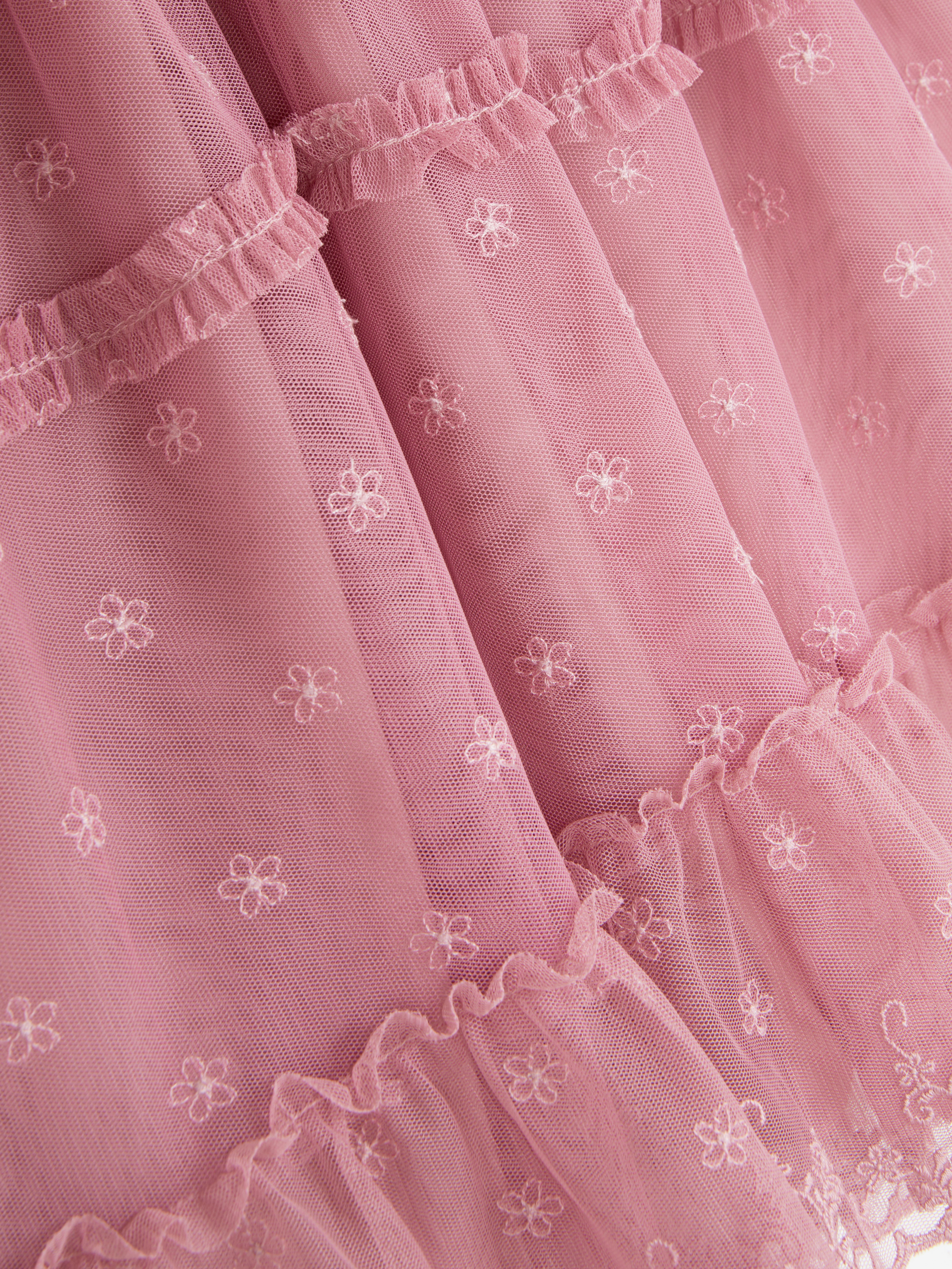Girls Pink Stacey Solomon Tiered Tulle Skirt Primark