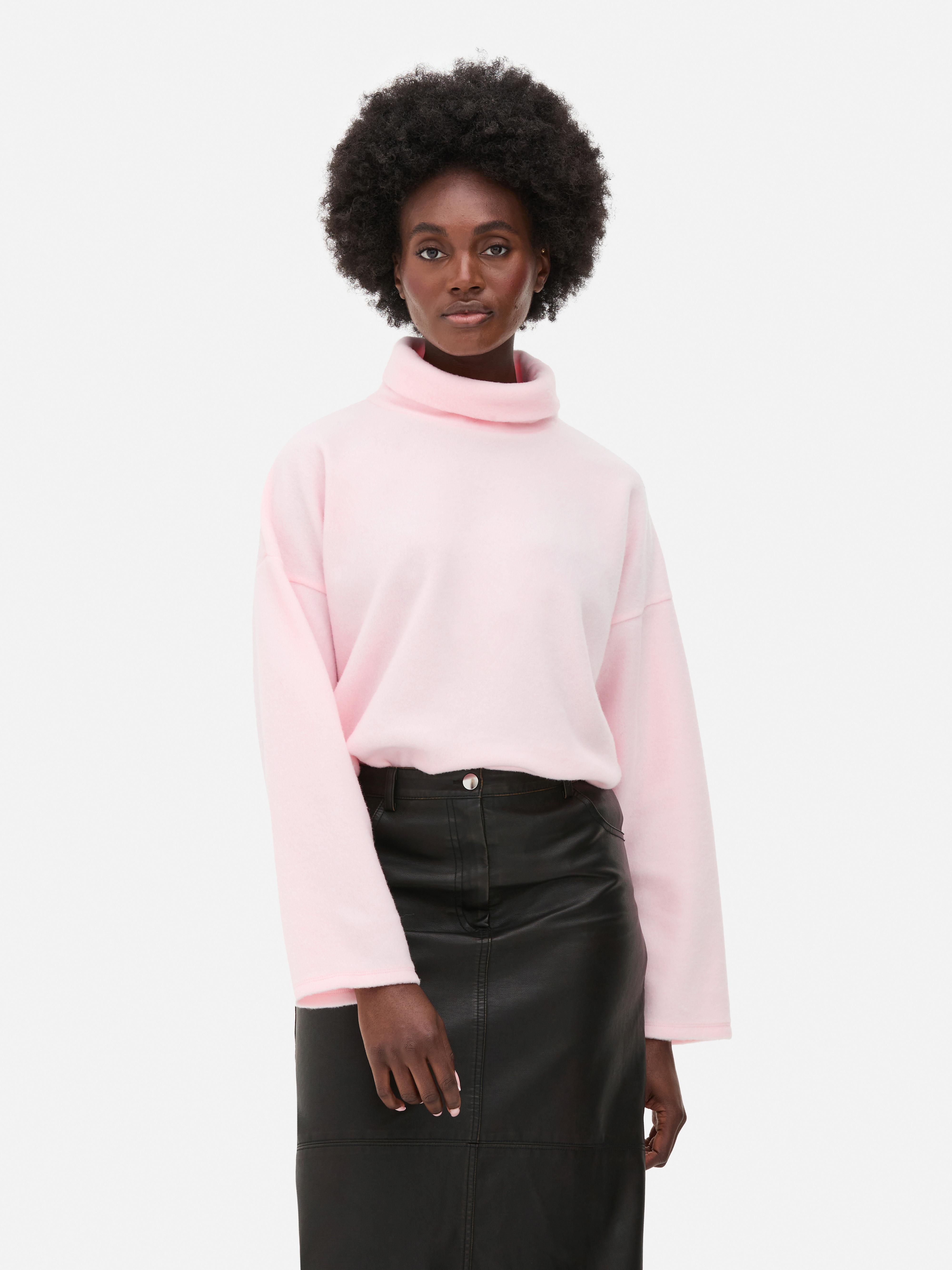 Maglione a collo alto oversize - Rosa - Donna | Primark