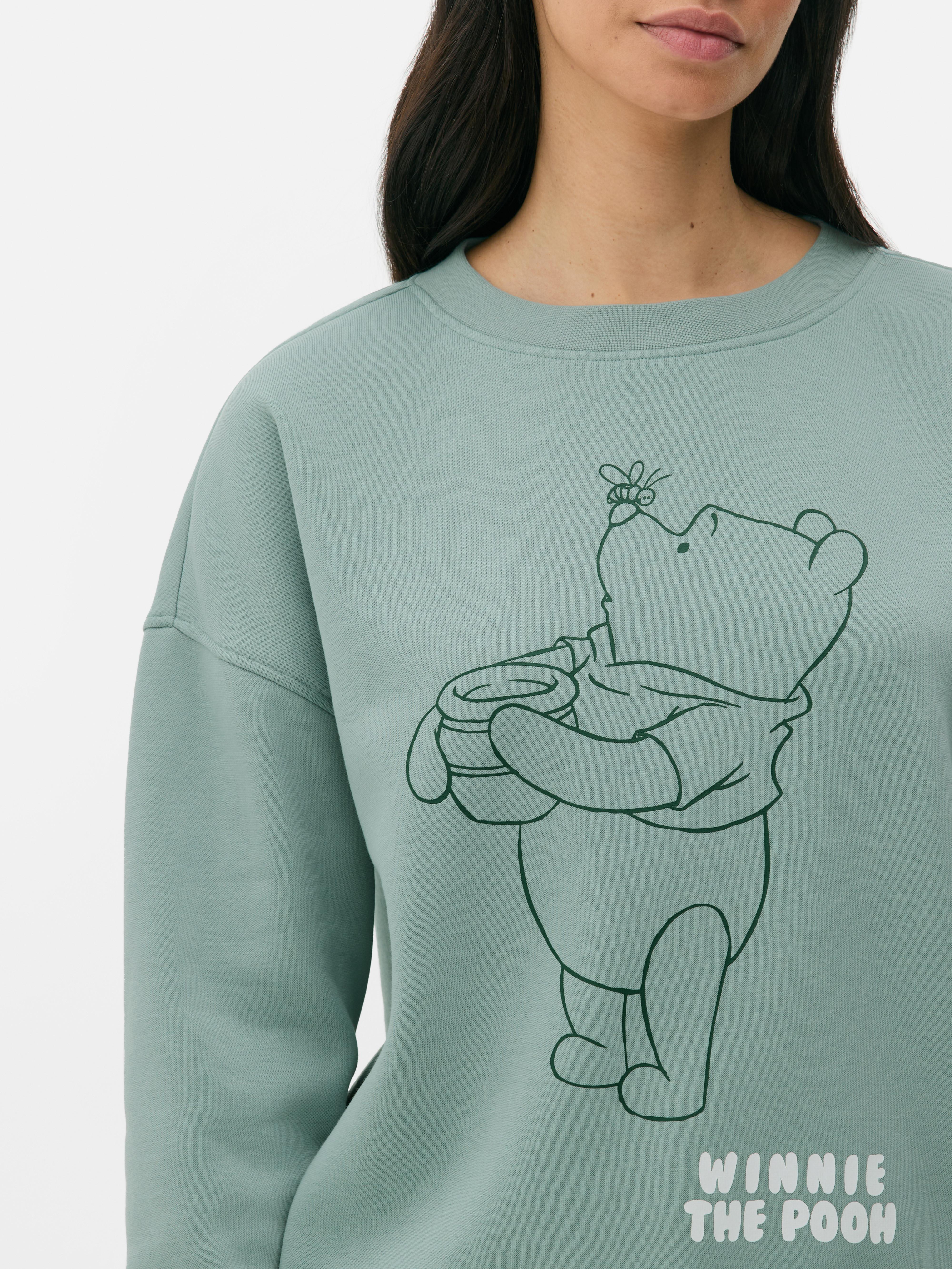 Women s Light Green Disney s Winnie the Pooh Graphic Sweatshirt Penneys