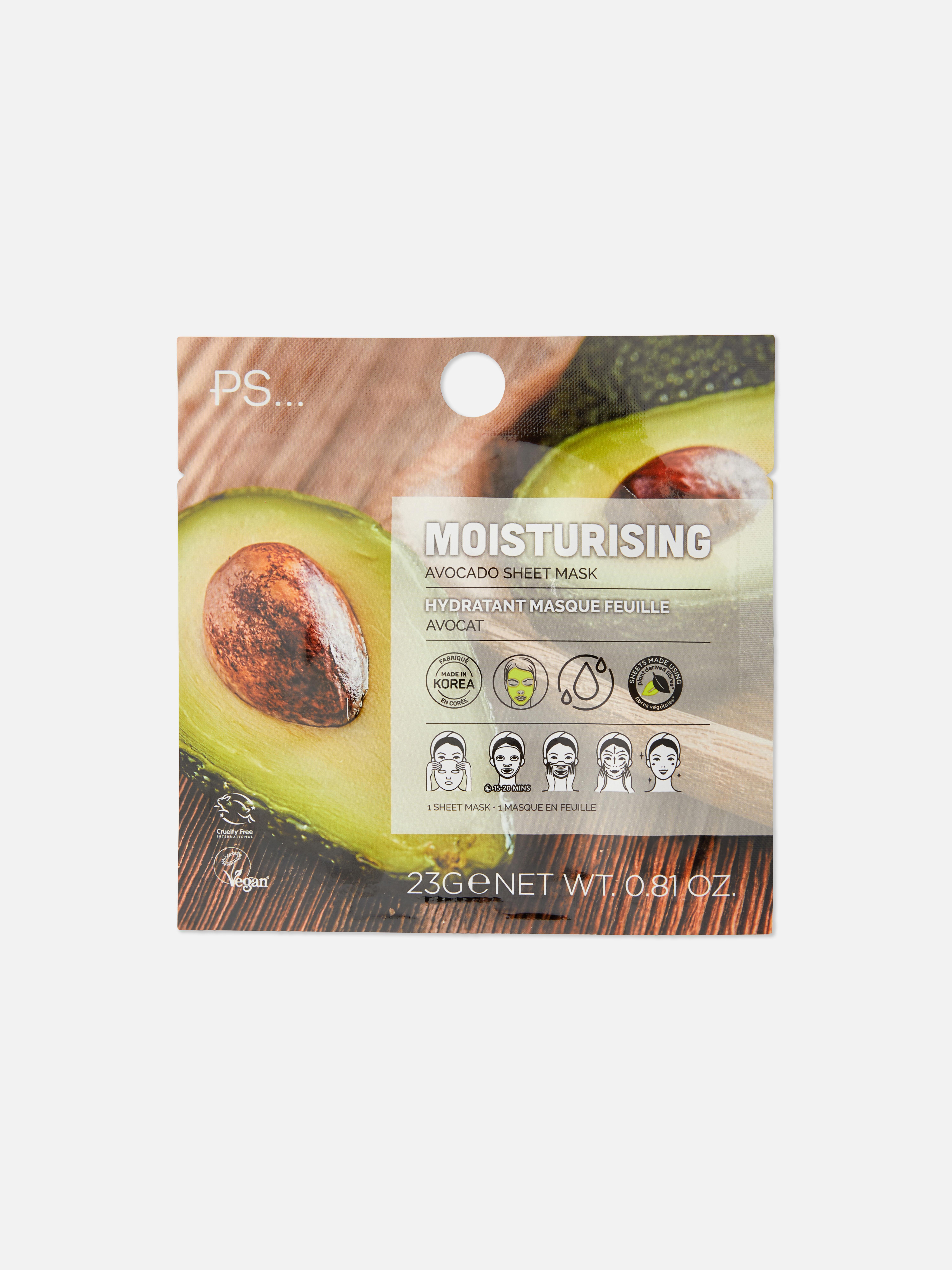 PS... Avocado Sheet Mask