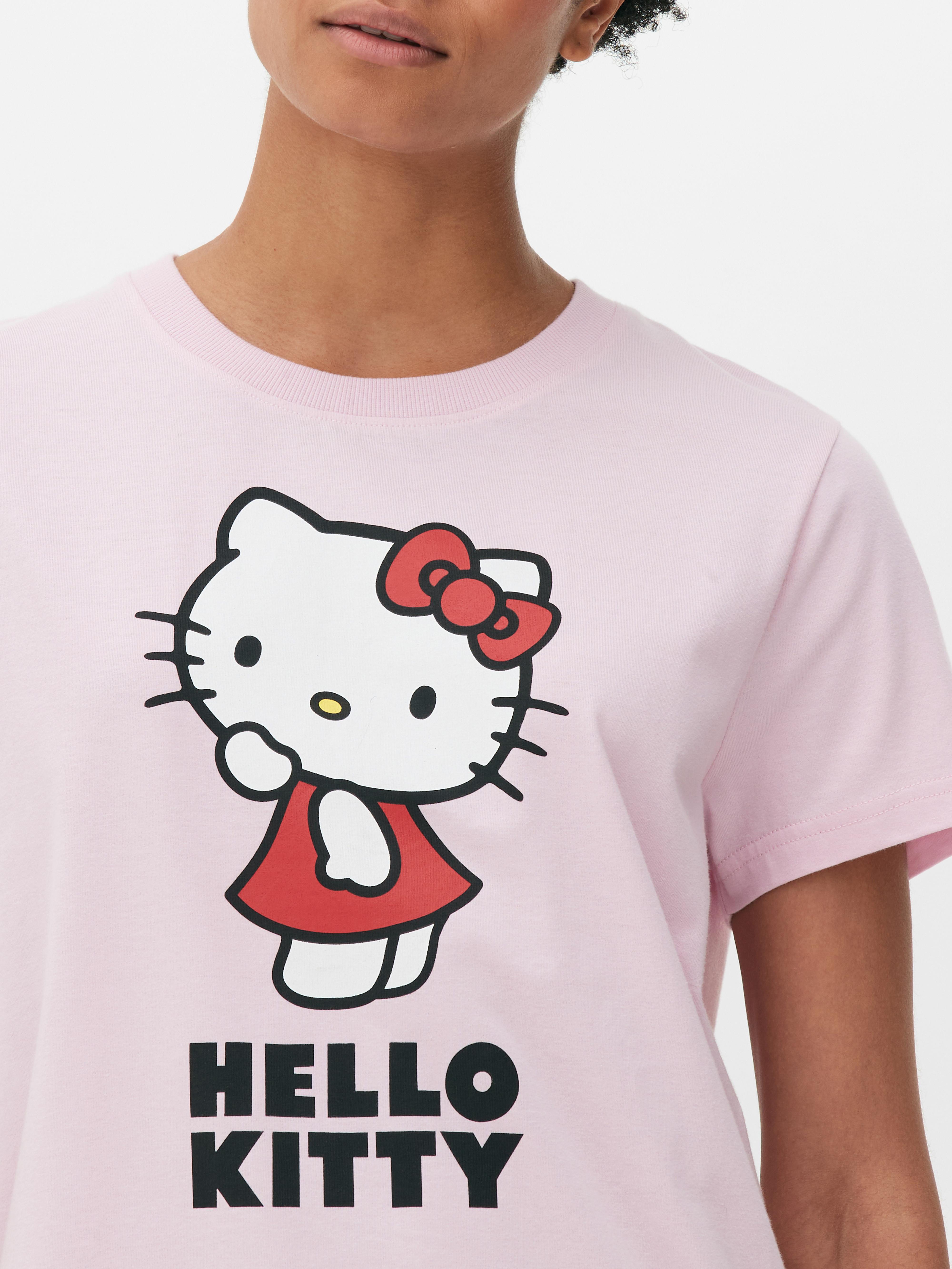 Womens Pink Hello Kitty Graphic T-Shirt | Primark