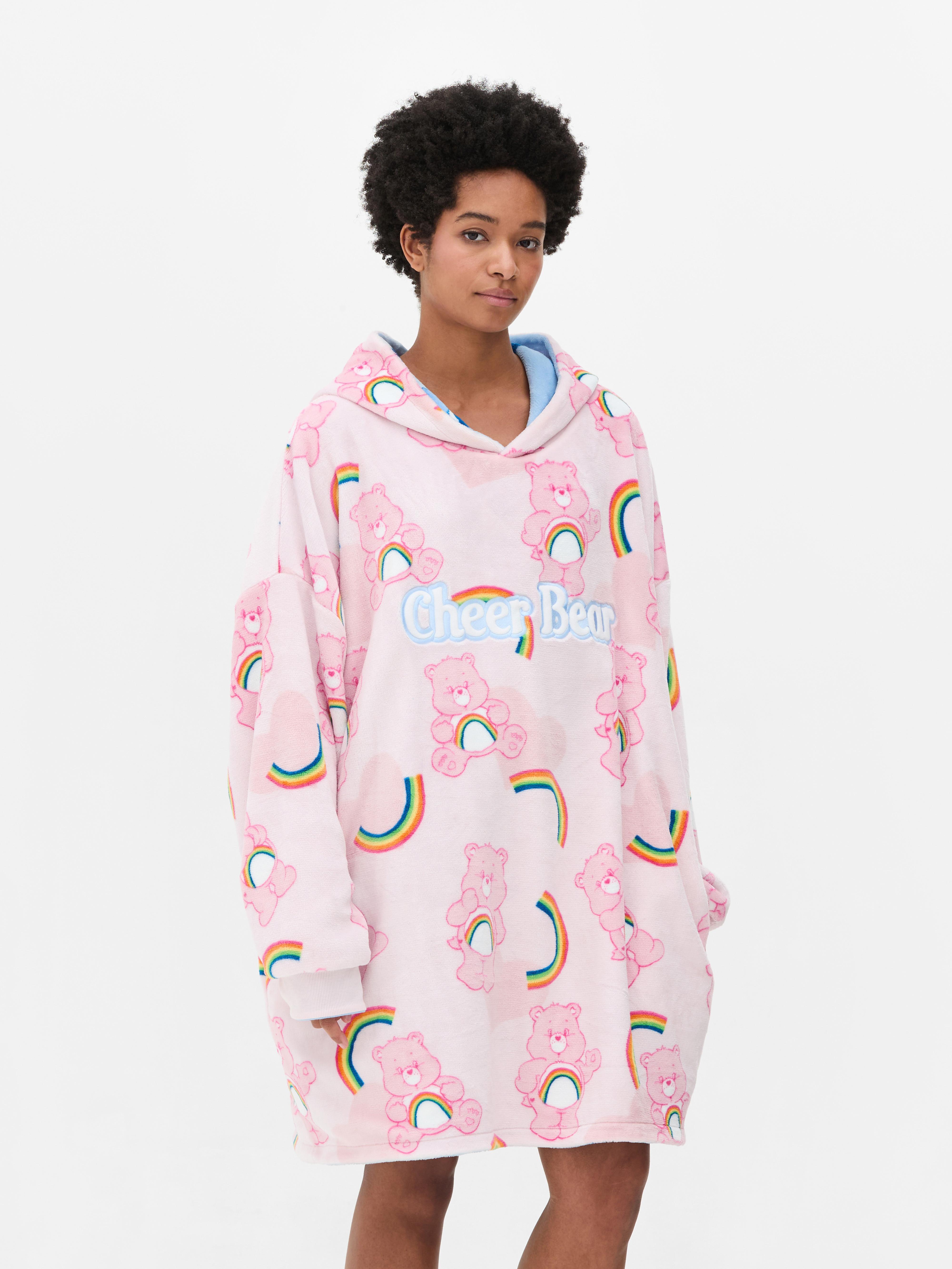 Womens Pink Women s Care Bears Reversible Snuddie Primark