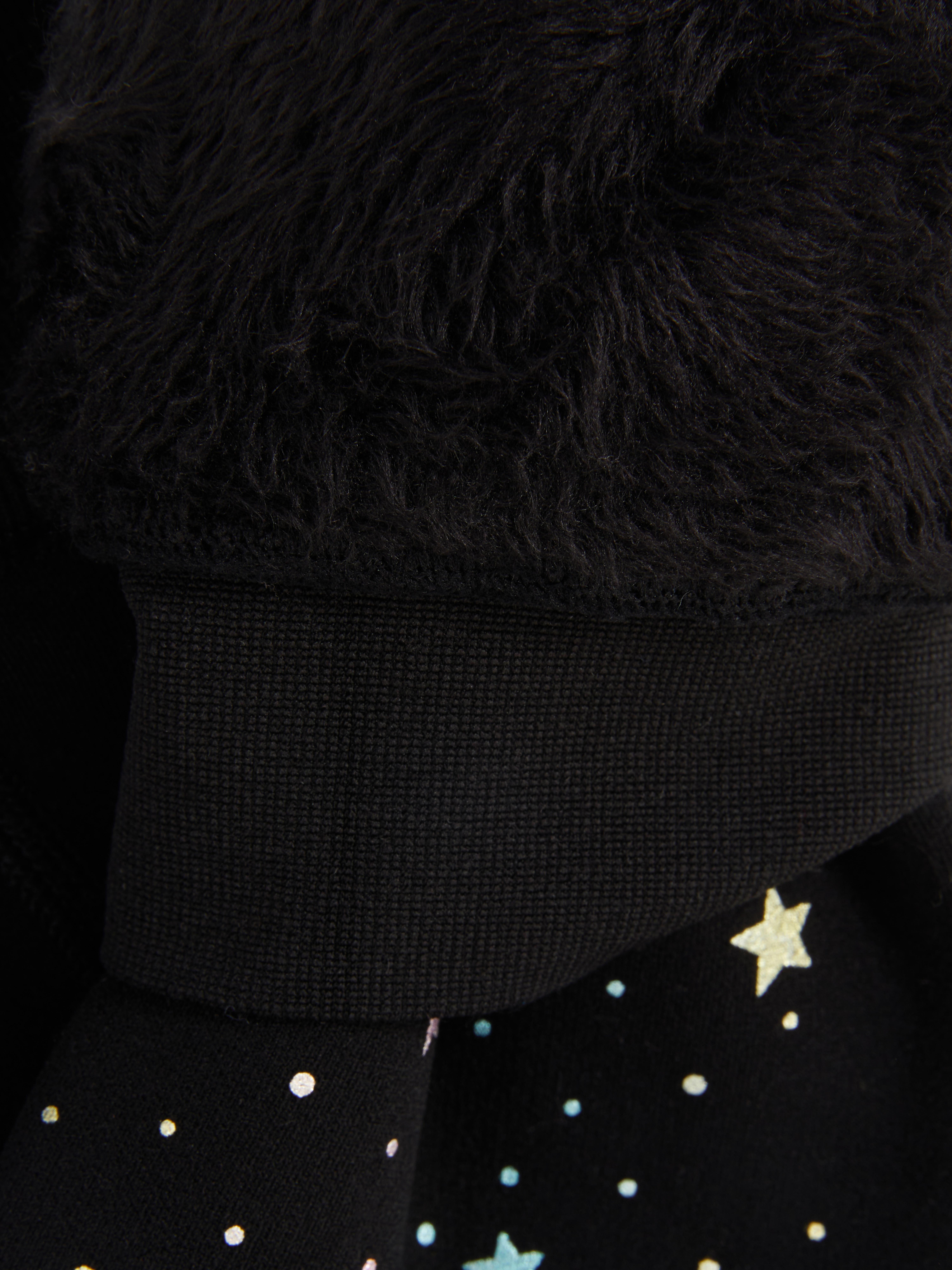 Glitter Star Plush Leggings