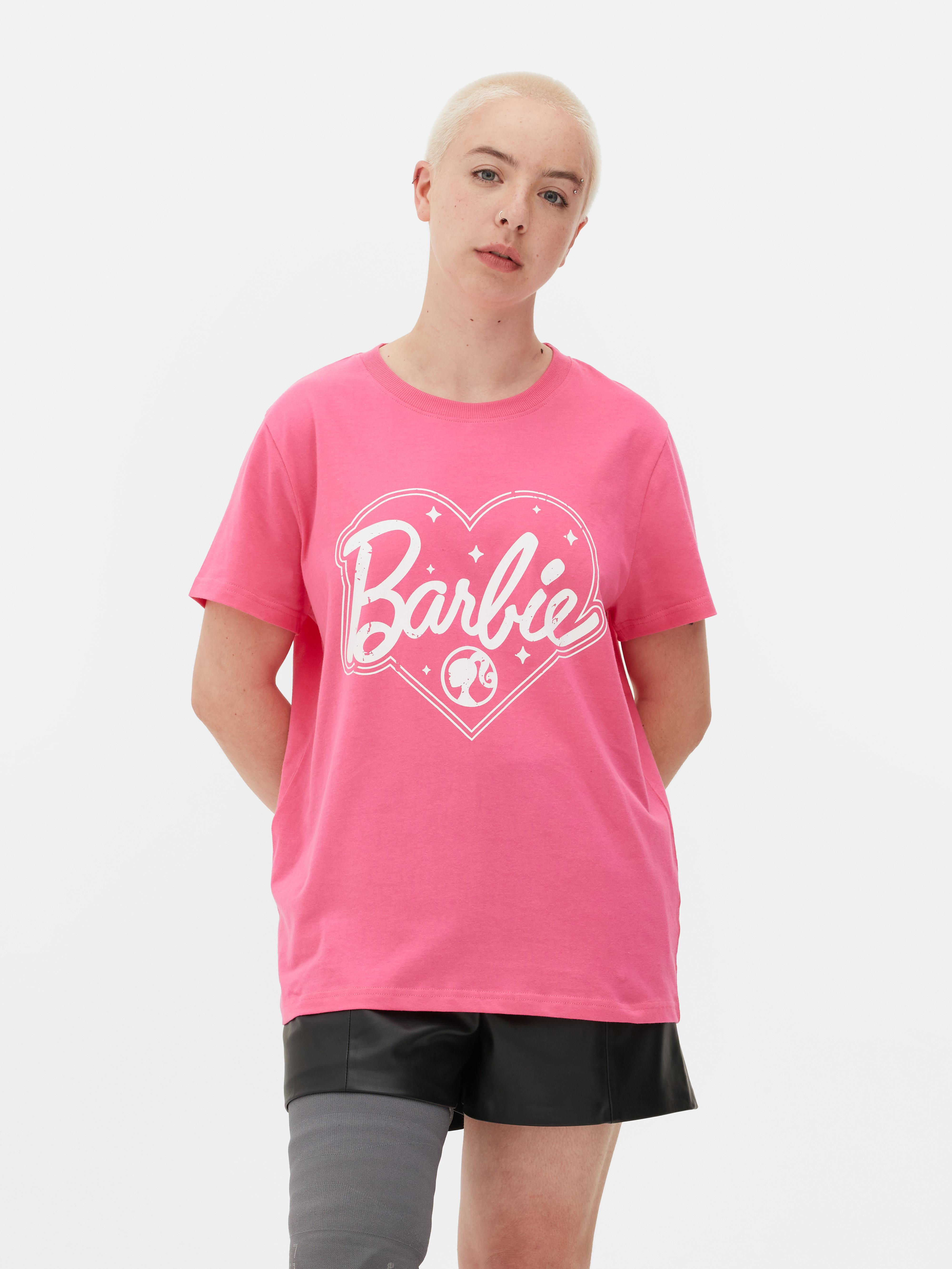 Womens Pink Barbie Graphic T Shirt Primark