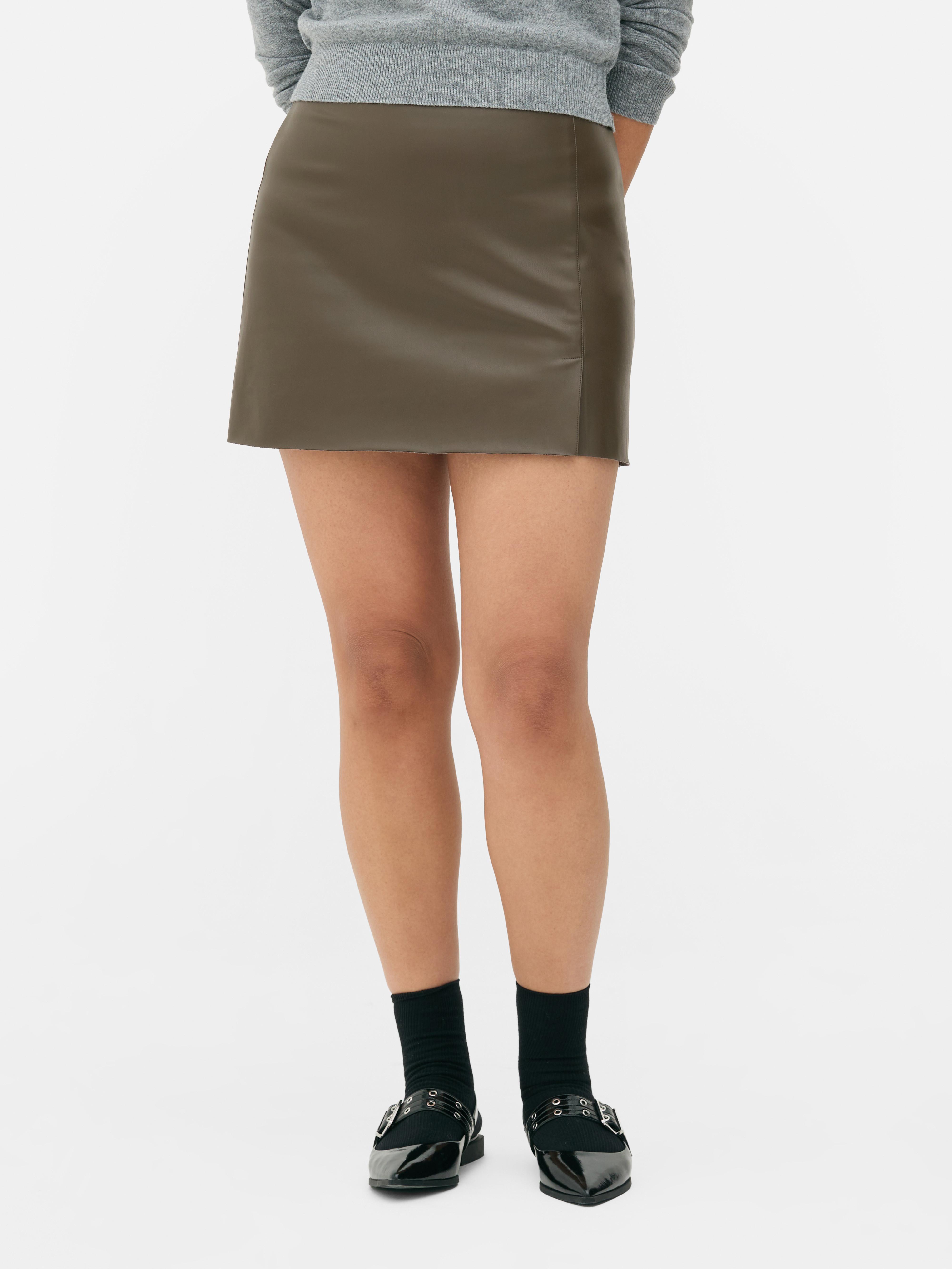 Khaki skirt primark hotsell