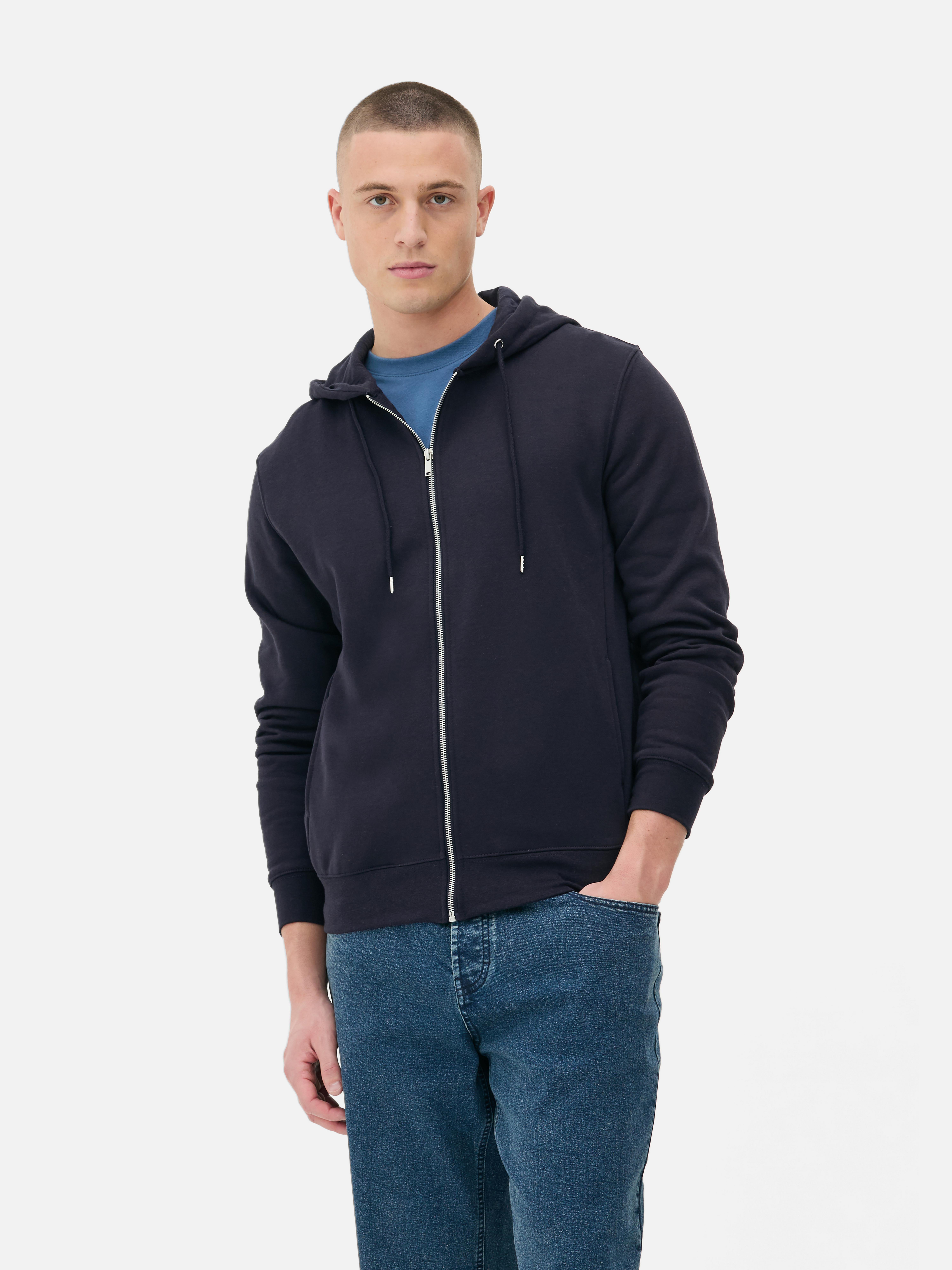 Sweat à capuche zippé Essential