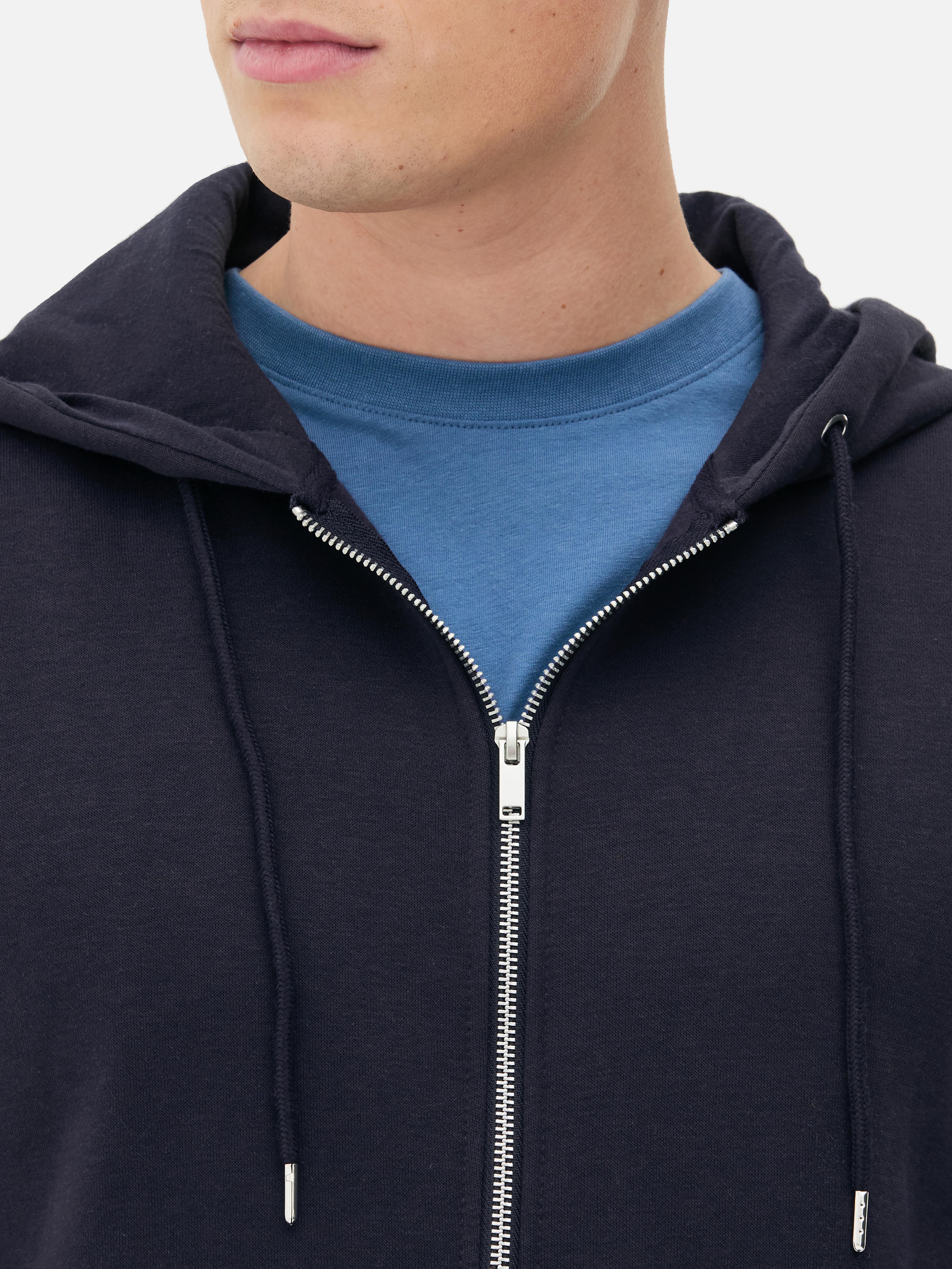 Sweat à capuche zippé Essential