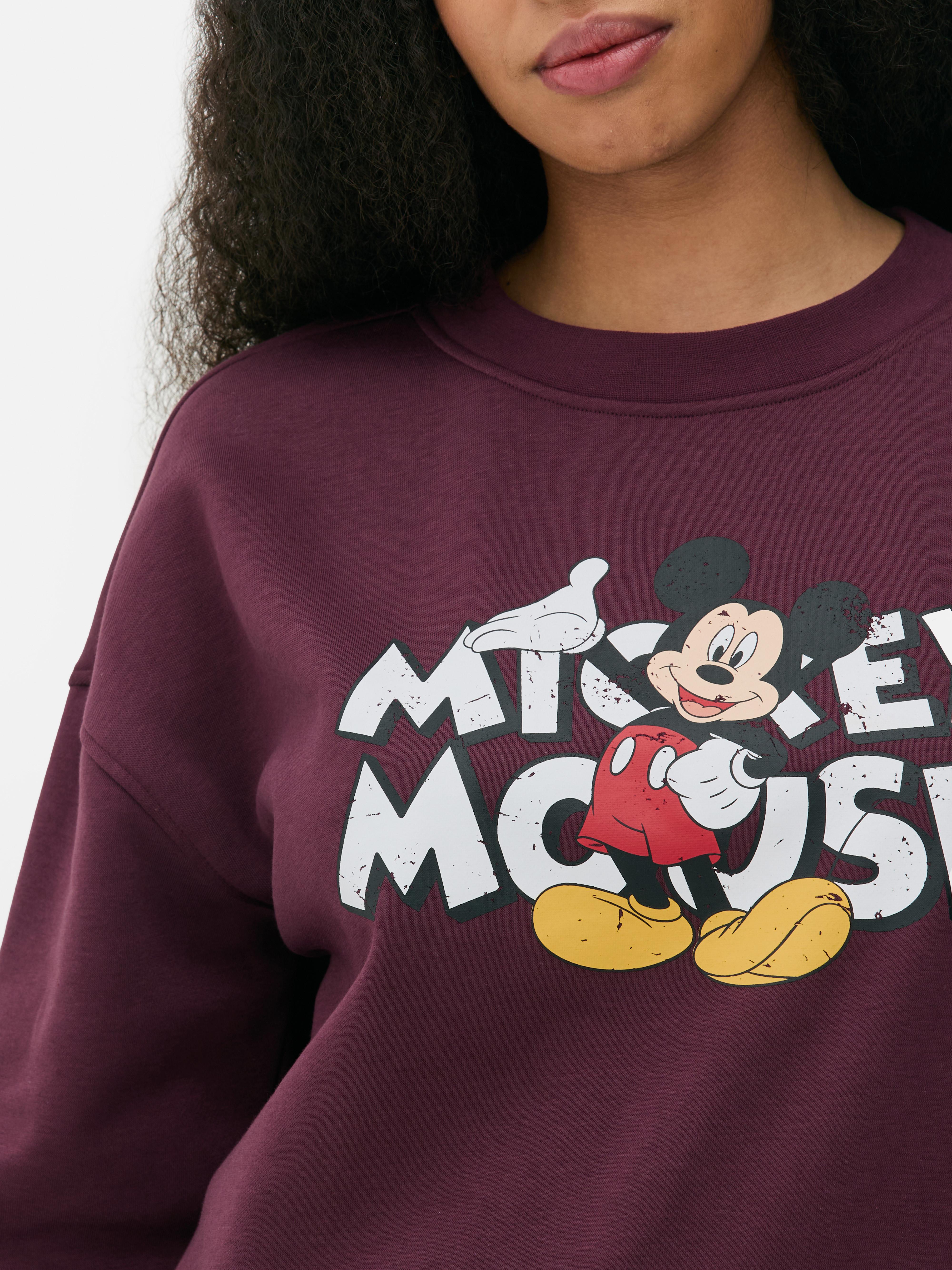 Womens Burgundy Disney s Mickey Mouse Sweatshirt Primark