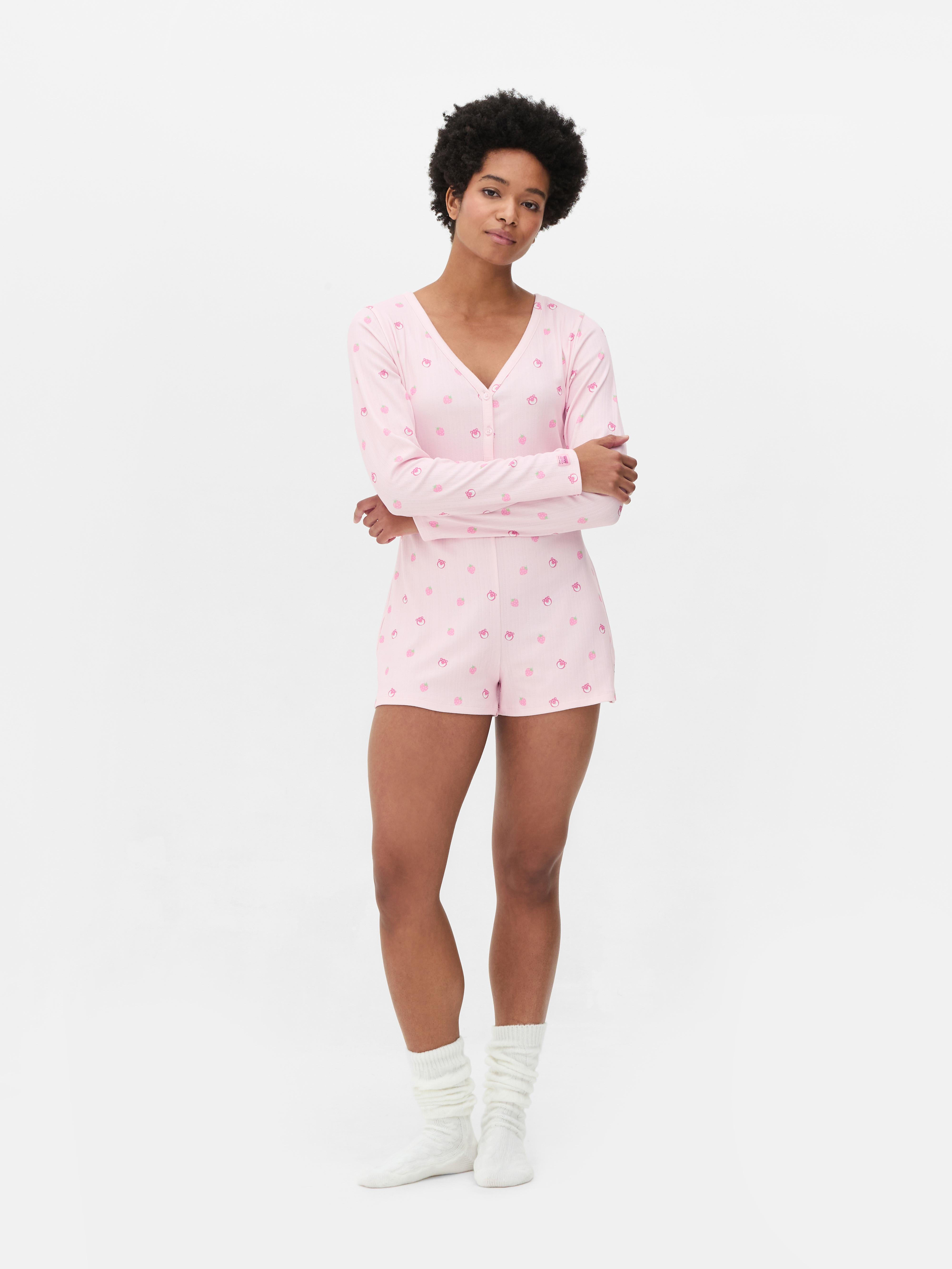 Womens pyjama romper sale