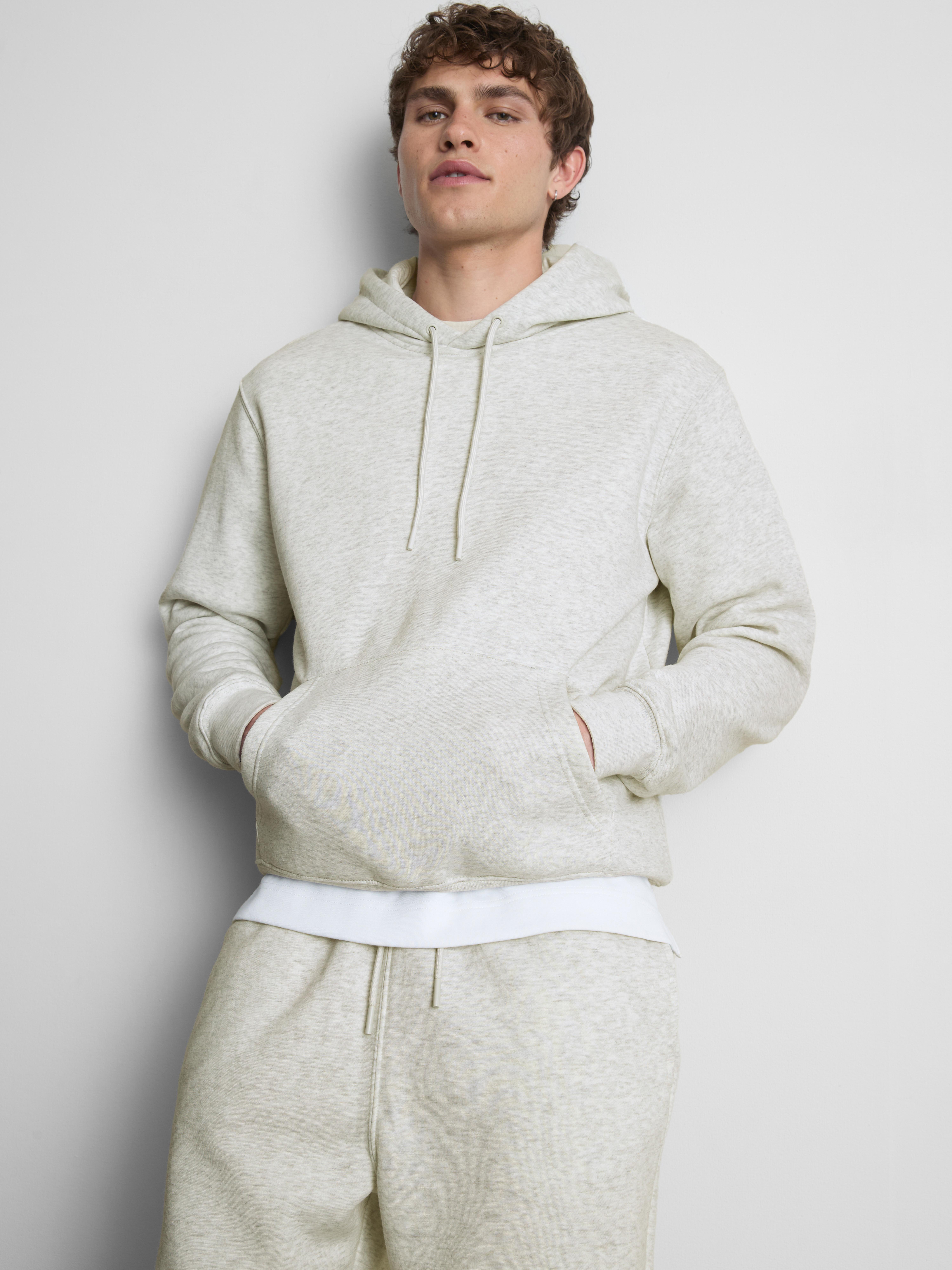 Sudadera con capucha en mezcla de algodón