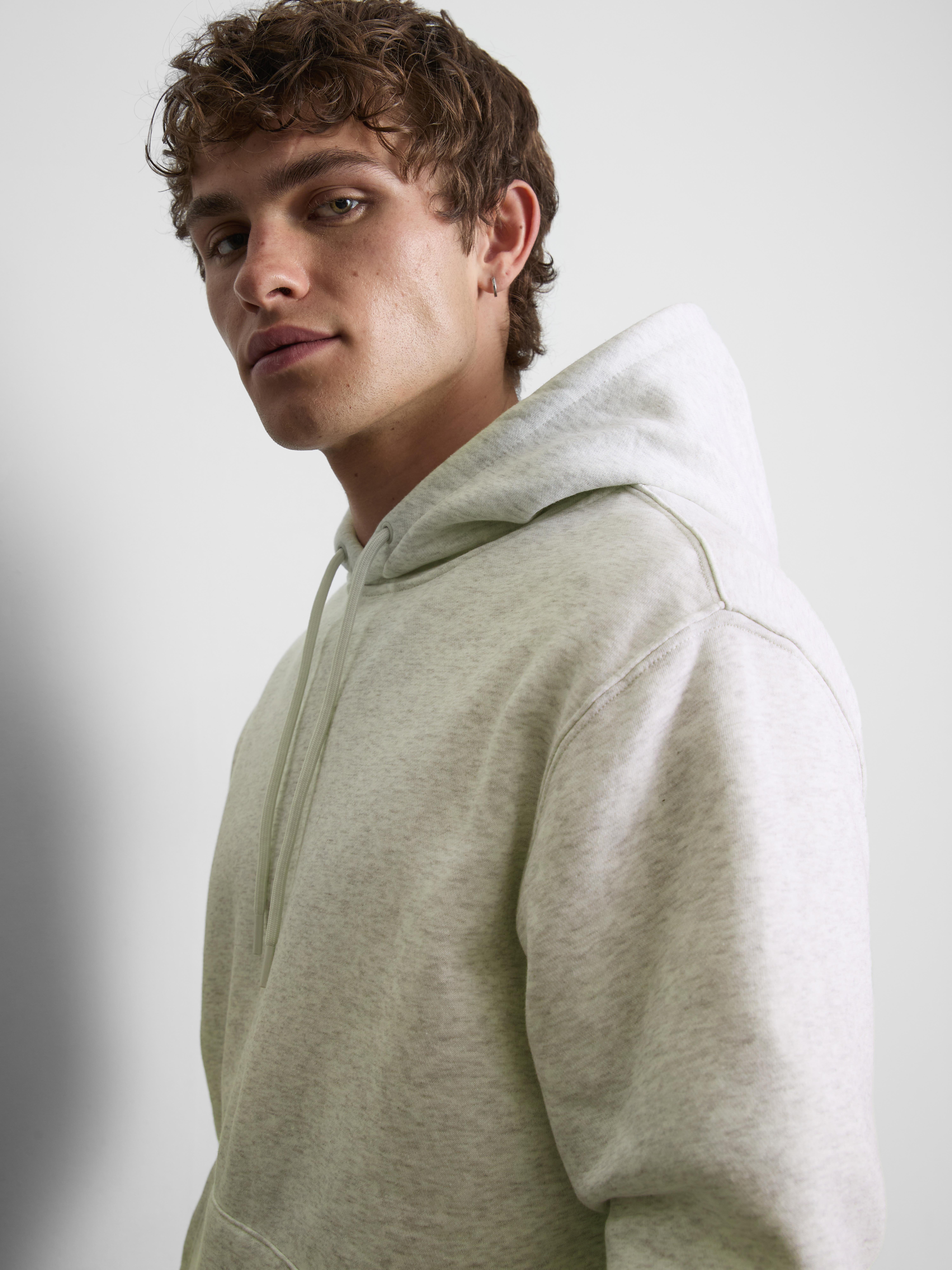 Sudadera con capucha en mezcla de algodón